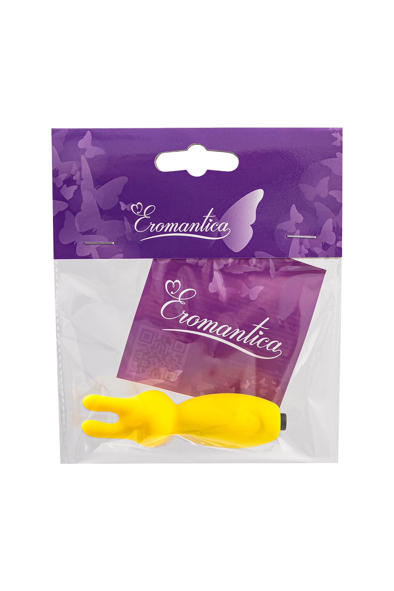 минивибратор eromantica fluffy, силикон, желтый, 8,5 см в Сочи