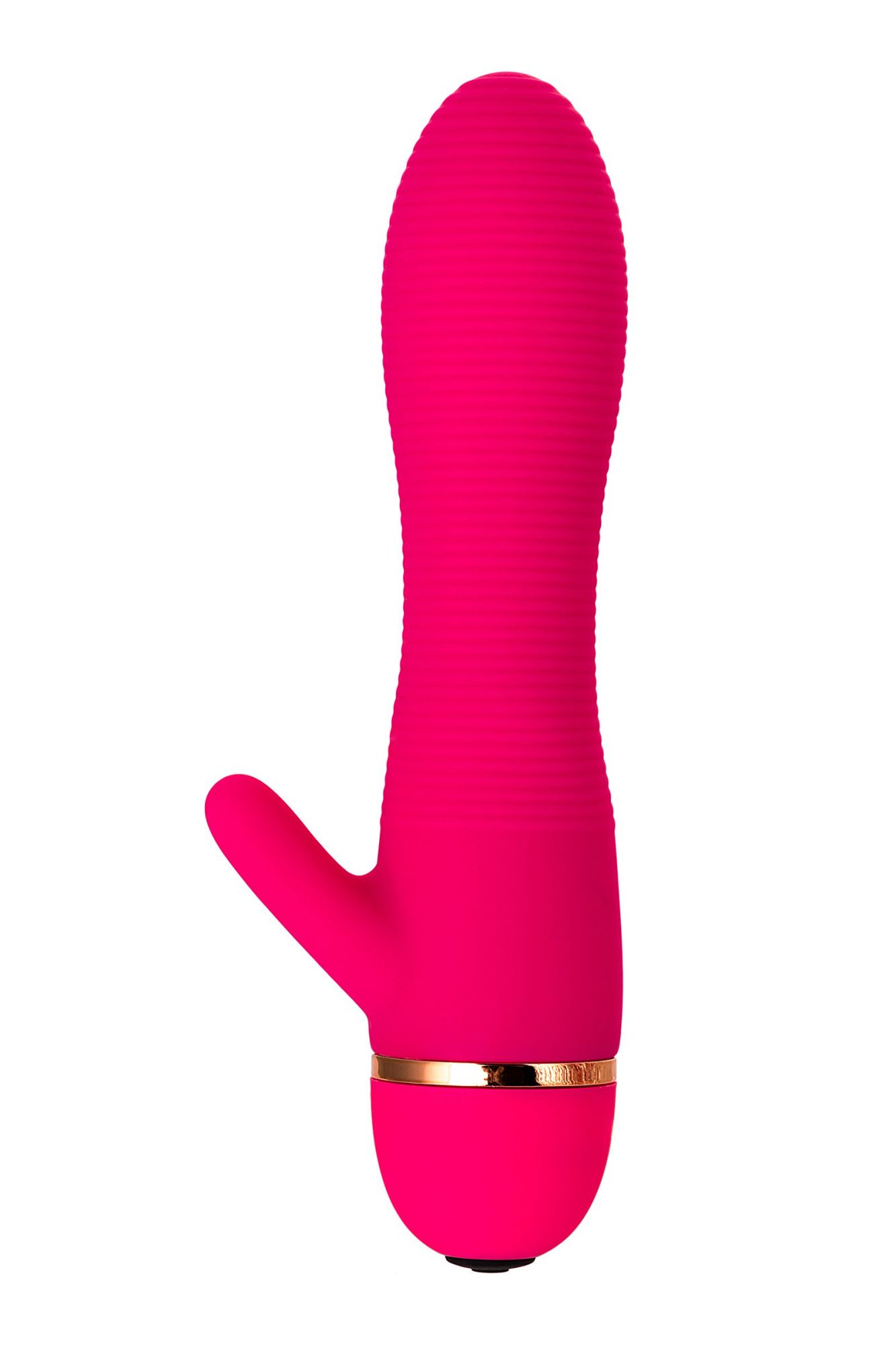вибратор toyfa a-toys с клиторальным стимулятором, силикон, розовый, 15 см в Сочи