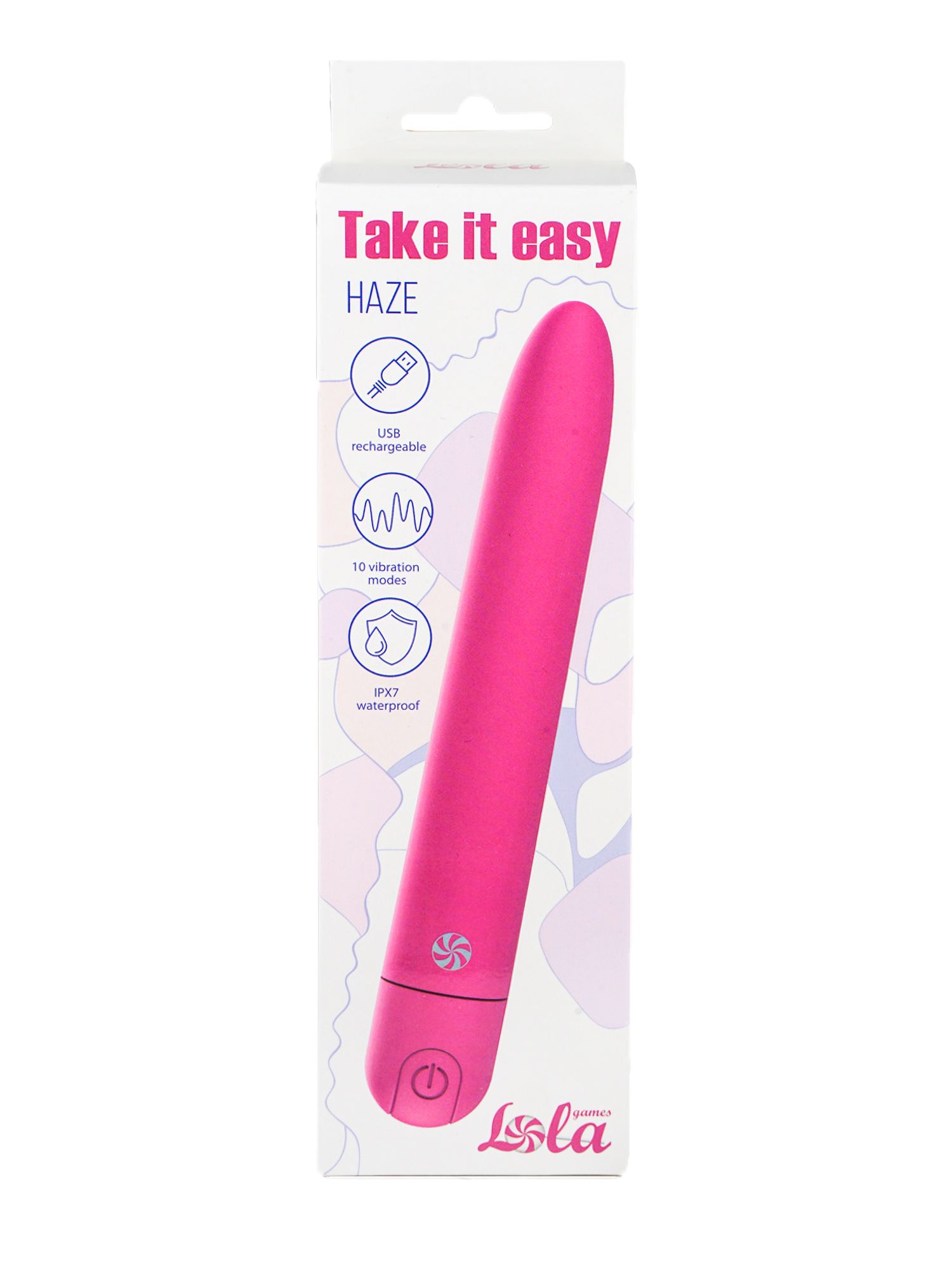 перезаряжаемый вибратор take it easy haze pink 9025-02lola в Сочи