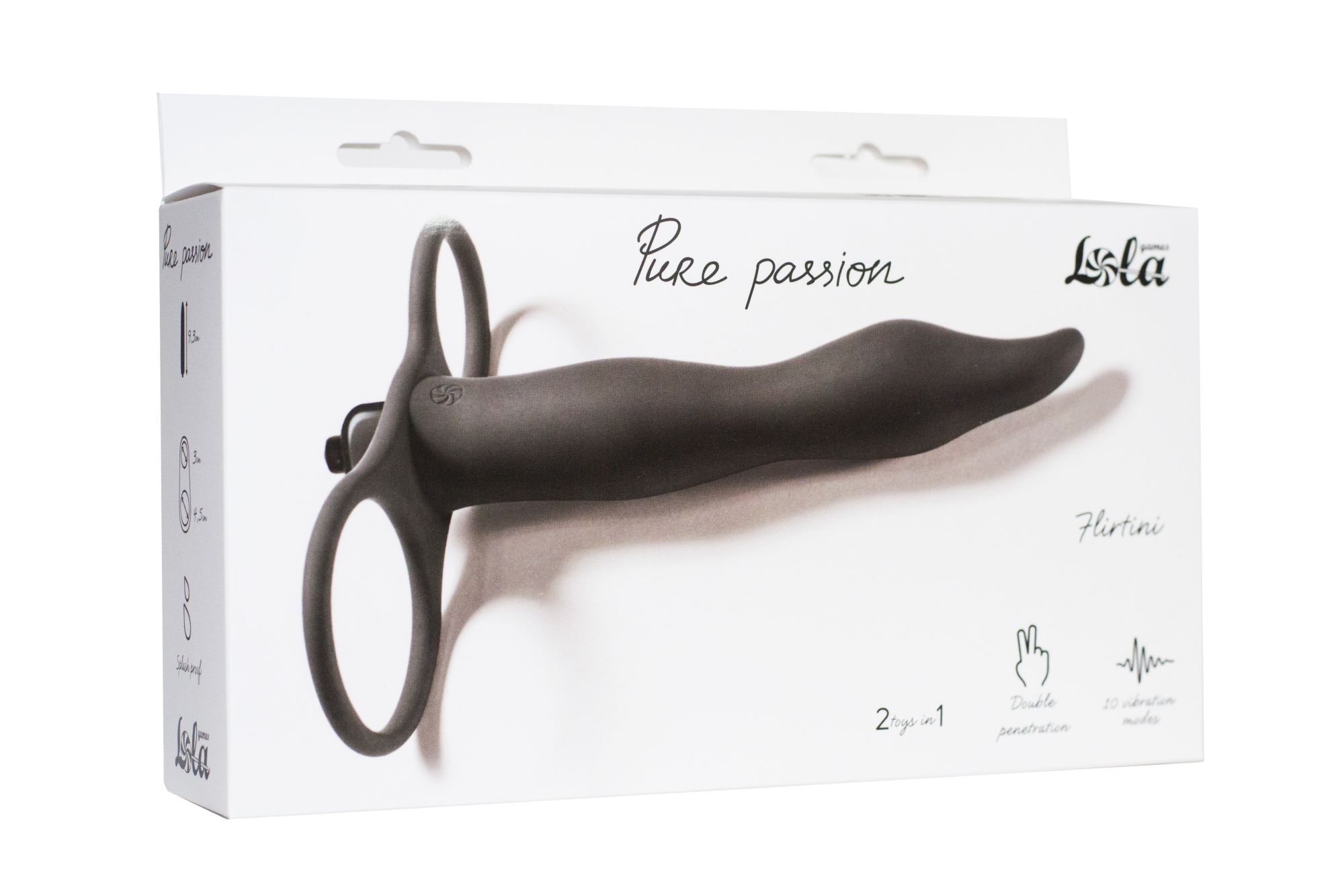 вибронасадка для двойного проникновения pure passion flirtini black 1204-01lola в Сочи