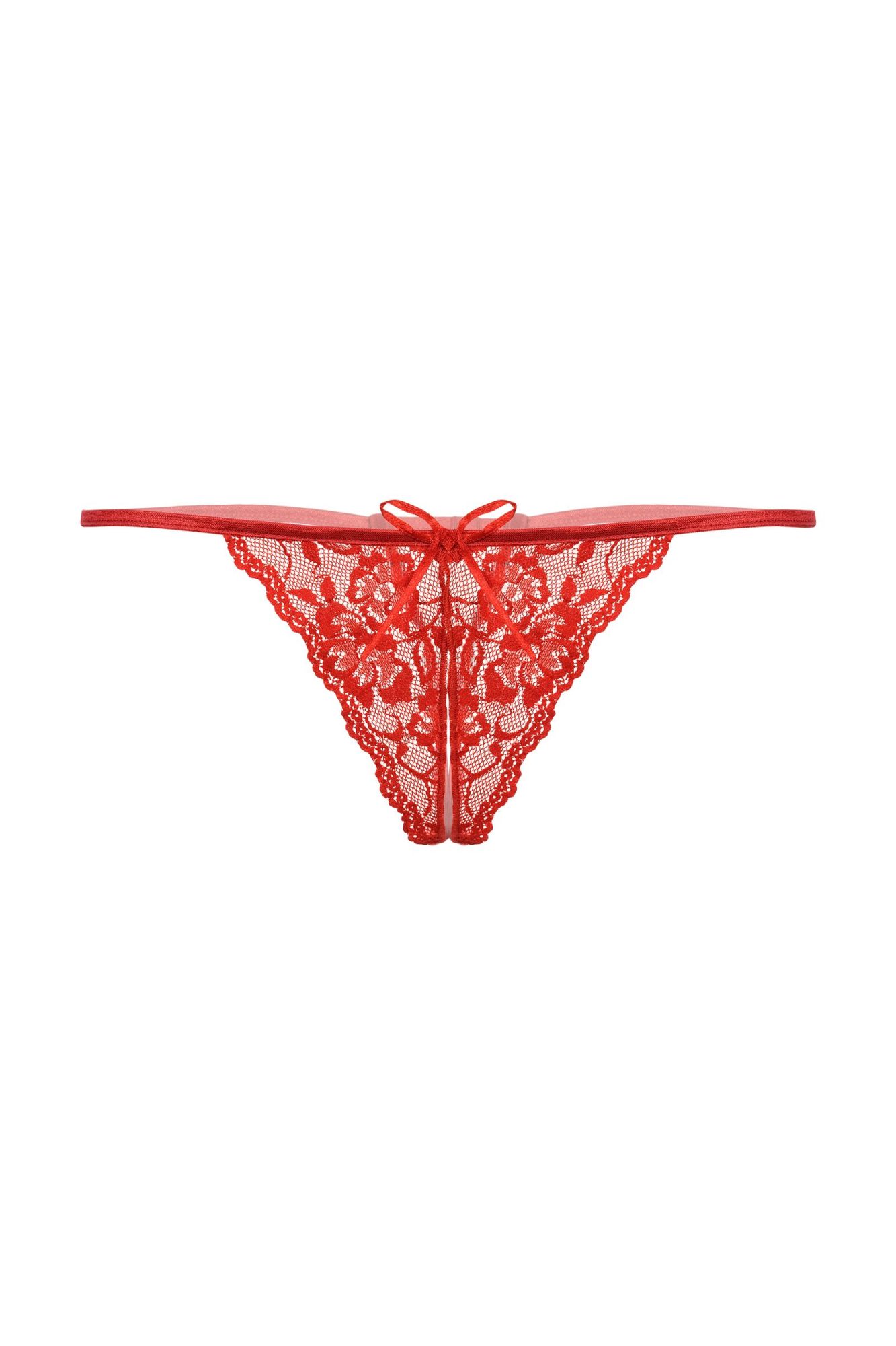 Эротическое стринги открытые кружевные softline collection, красный, s/l в Сочи