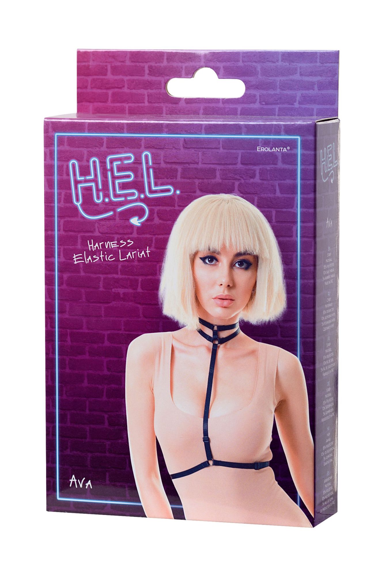 Эротическое стреп h.e.l. ava, текстиль, черный, os в Сочи