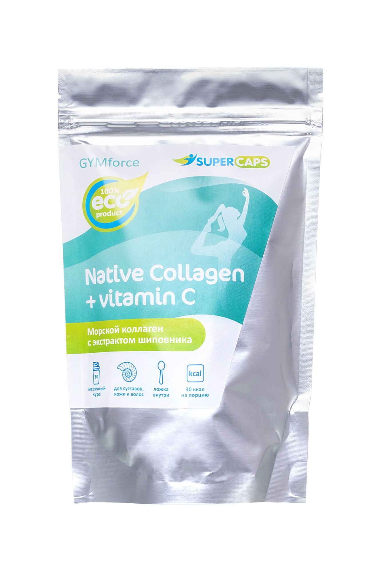 натуральный коллаген super caps, collagen с витамином с, 150 г в Сочи