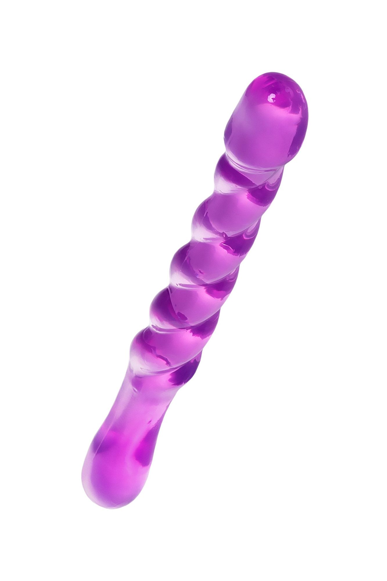 двусторонний фаллоимитатор a-toys by toyfa tanza, tpe, фиолетовый, 27,5 см в Сочи