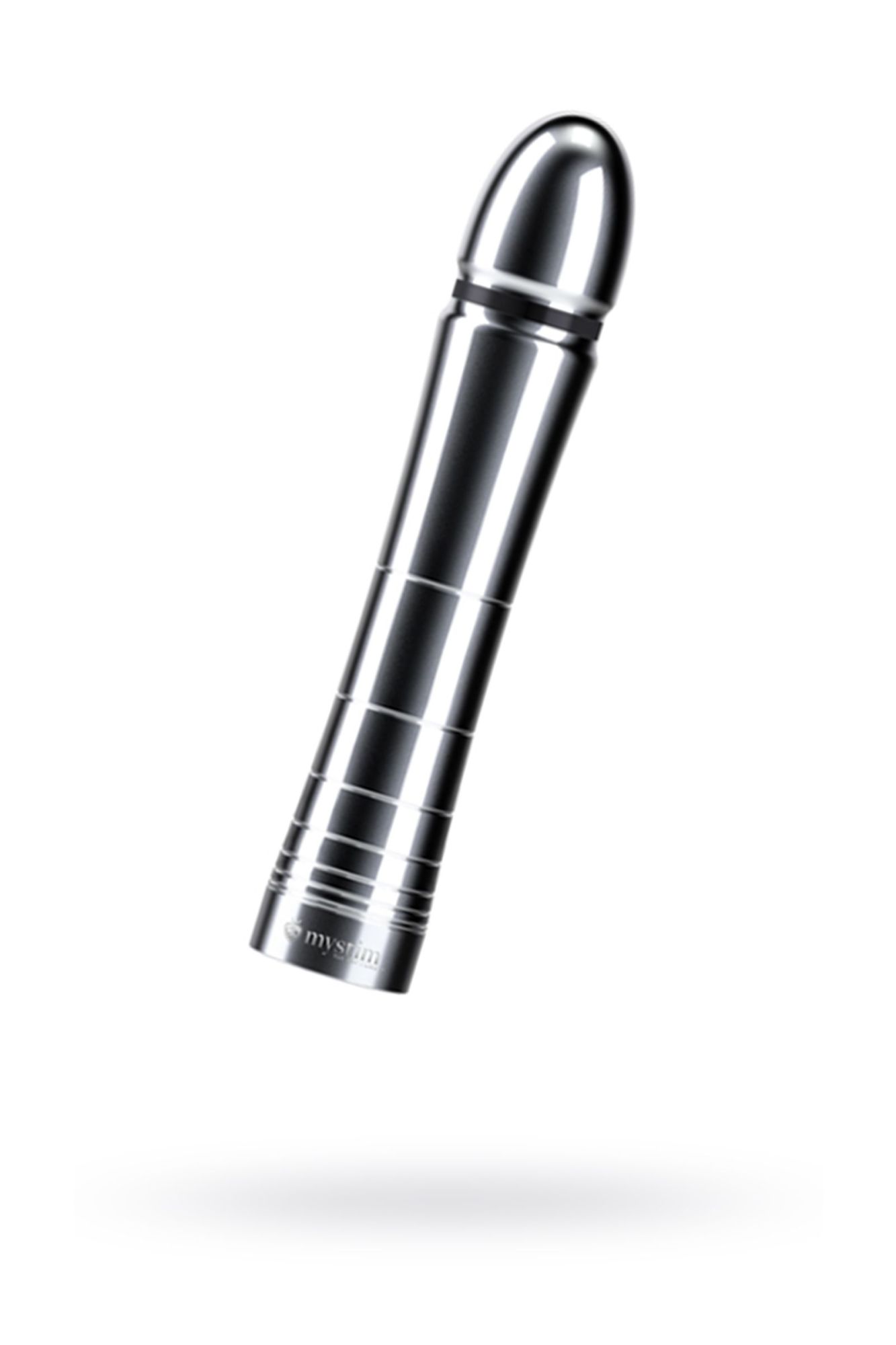 фаллоимитатор mystim glossy glen, электростимуляция, хирургическая сталь, серебряный, 14 см в Сочи