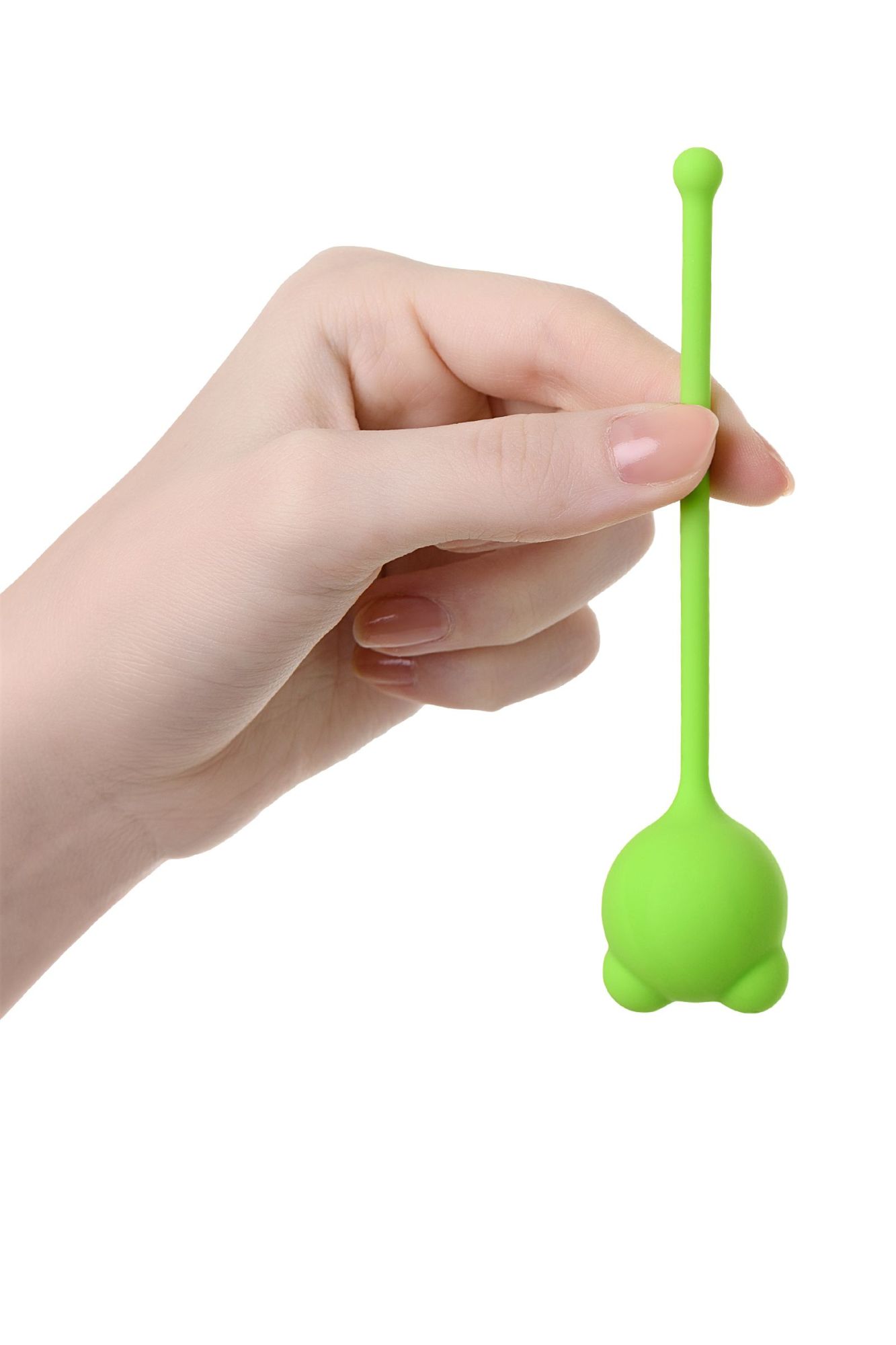 вагинальный шарик a-toys by toyfa tigo, силикон, зеленый, 12,4 см ø 2,7 см в Сочи