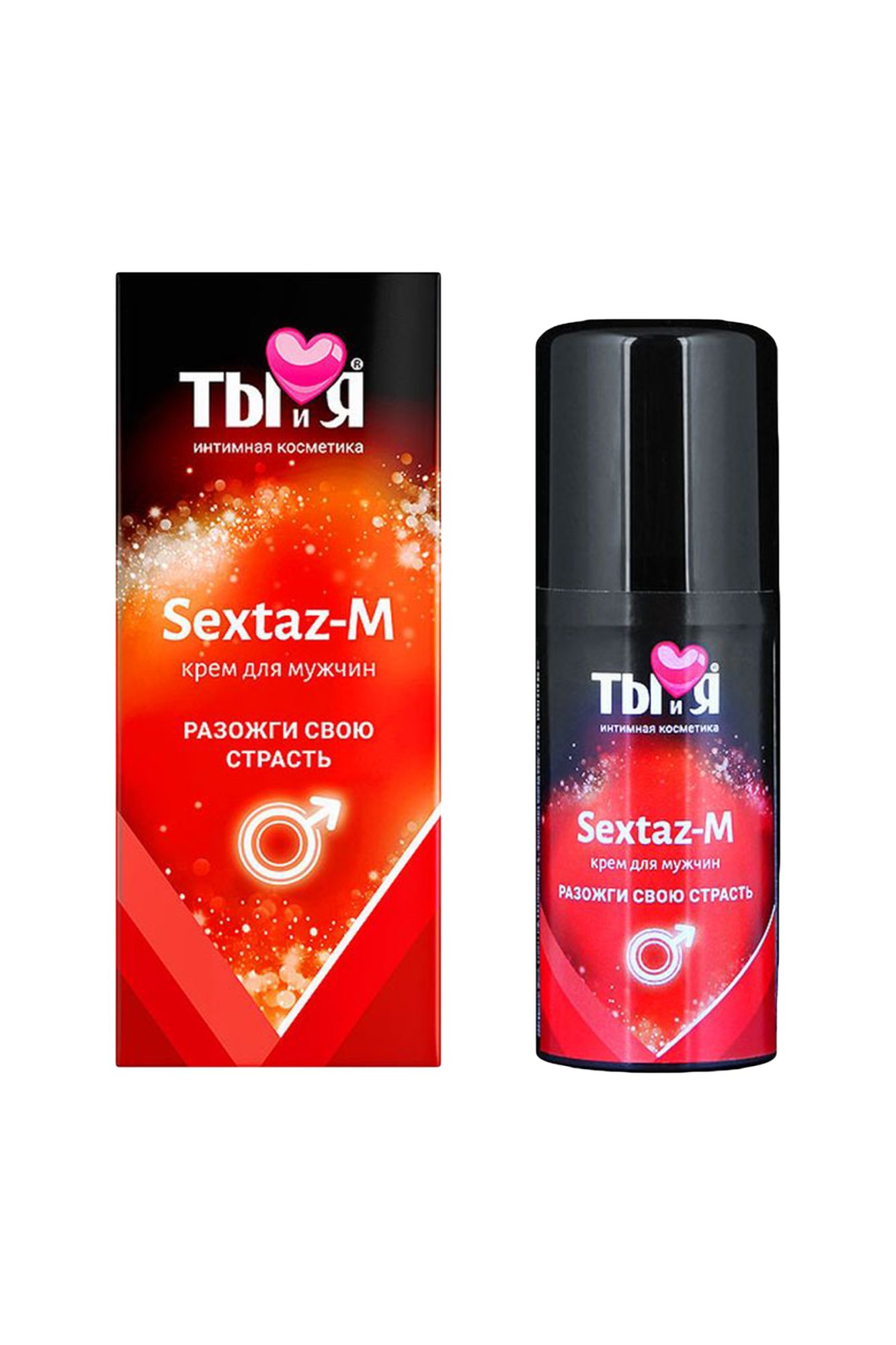 крем возбуждающий ты и я "sextaz-m" для мужчин, 20 г в Сочи