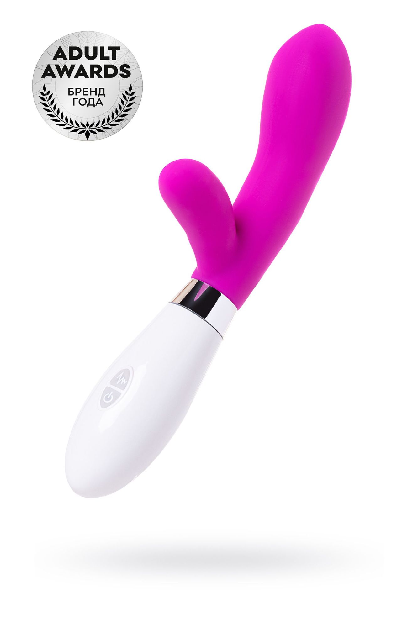 вибратор с клиторальным стимулятором toyfa a-toys mady, силикон, розовый, 20,4 см в Сочи