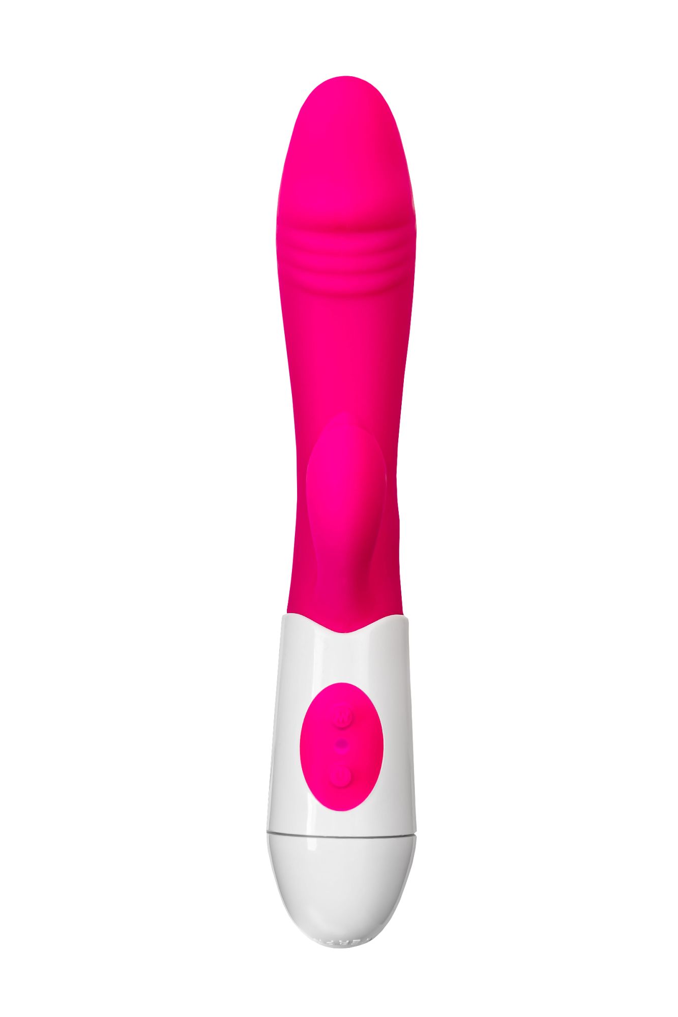 вибратор с клиторальным стимулятором toyfa a-toys area, силикон, розовый, 19,5 см в Сочи