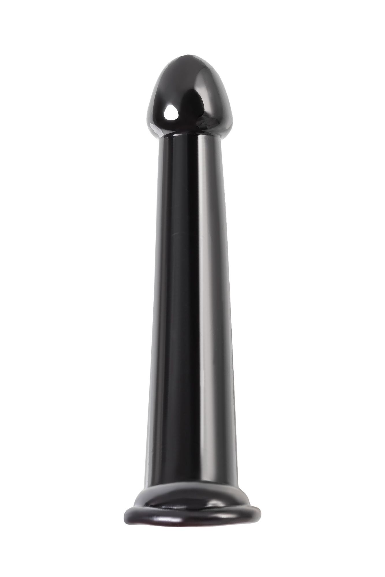 нереалистичный фаллоимитатор jelly dildo l toyfa basic, tpe, чёрный, 20 см в Сочи