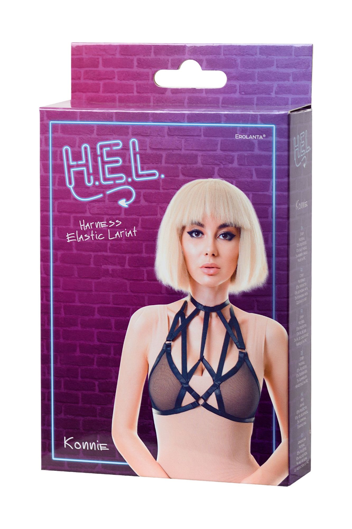 Эротическое стреп h.e.l. konnie, текстиль, черный, os в Сочи