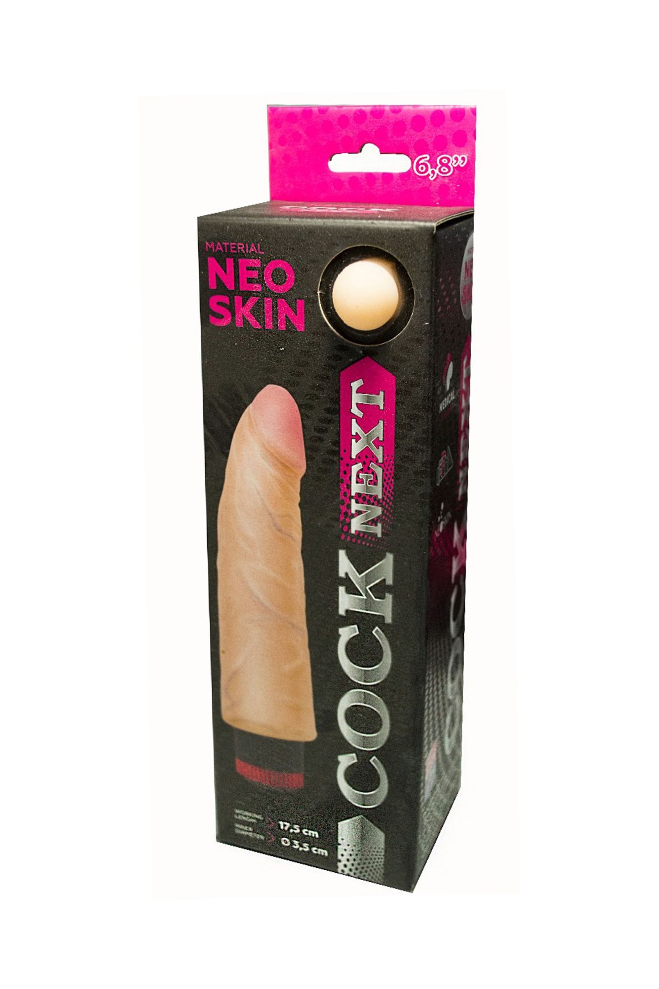 вибромассажёр-реалистик cock next lovetoy, tpr, телесный, 17,5 см в Сочи