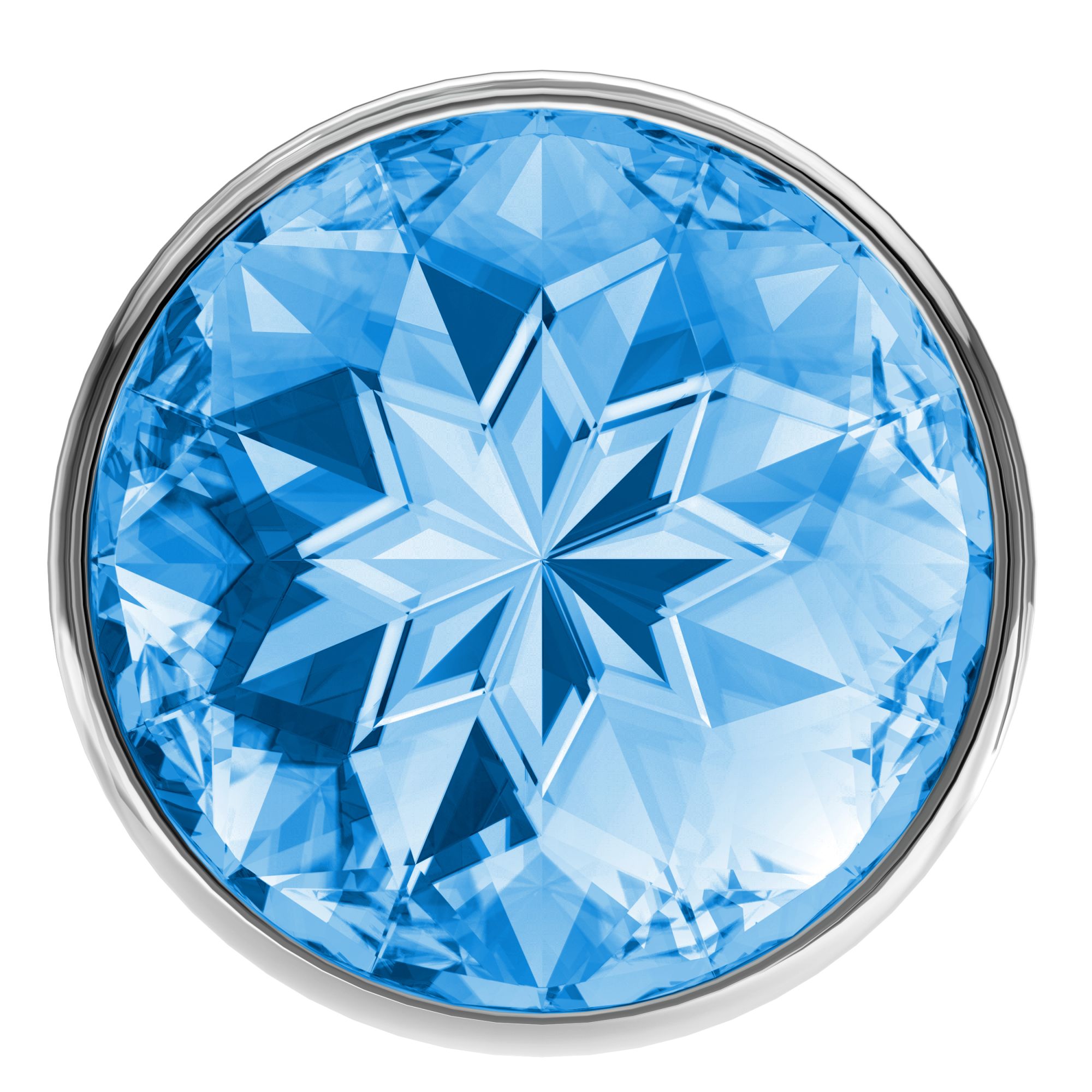анальная пробка diamond light blue sparkle large 4010-04lola в Сочи