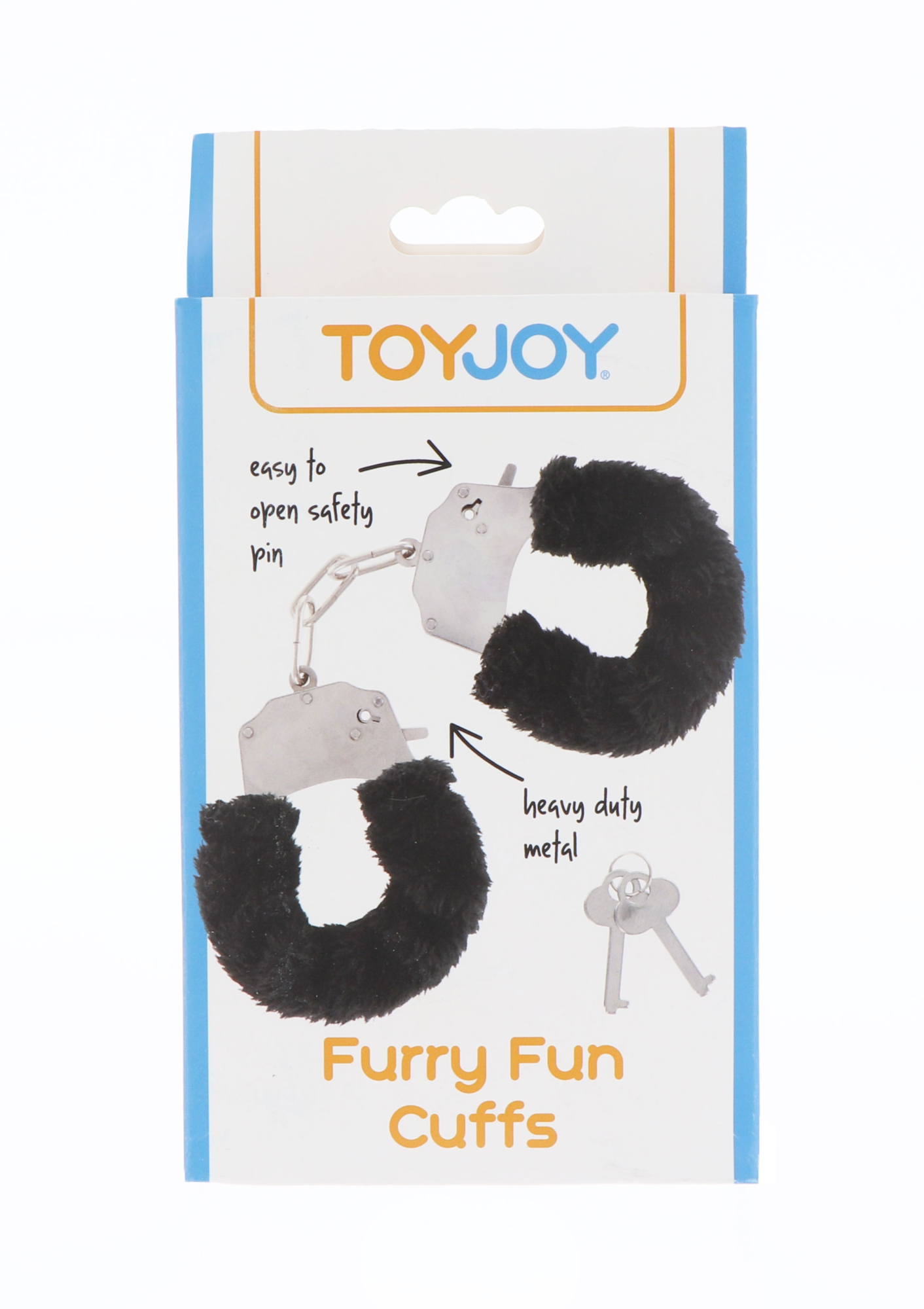 наручники furry fun cuffs с черным мехом в Сочи
