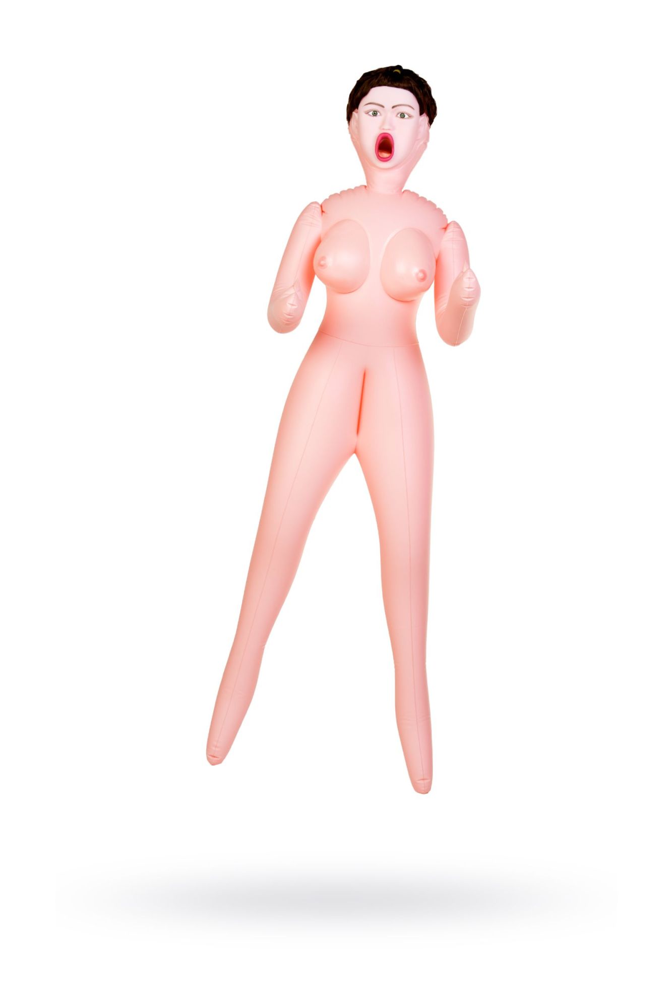 кукла надувная dolls-x by toyfa violet, брюнетка, с тремя отверстиями, кибер вставка: вагина в Сочи