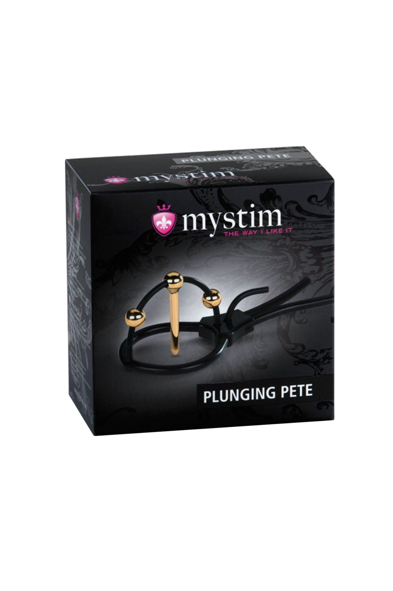 электросбруя mystim plunging pete, силикон, черный, 14 см в Сочи