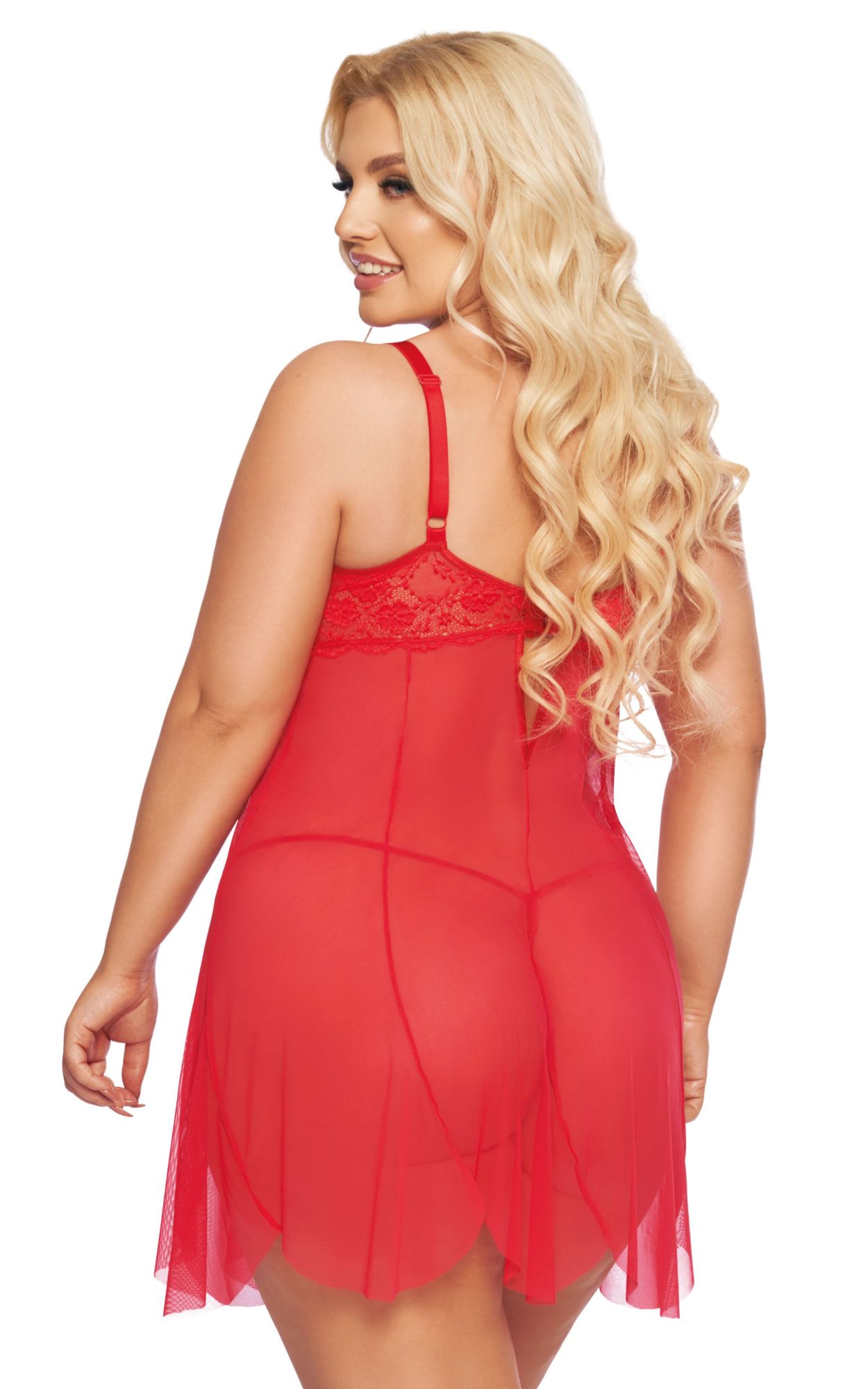Эротическое ночная сорочка и стринги softline collection carla, красный, xxl в Сочи