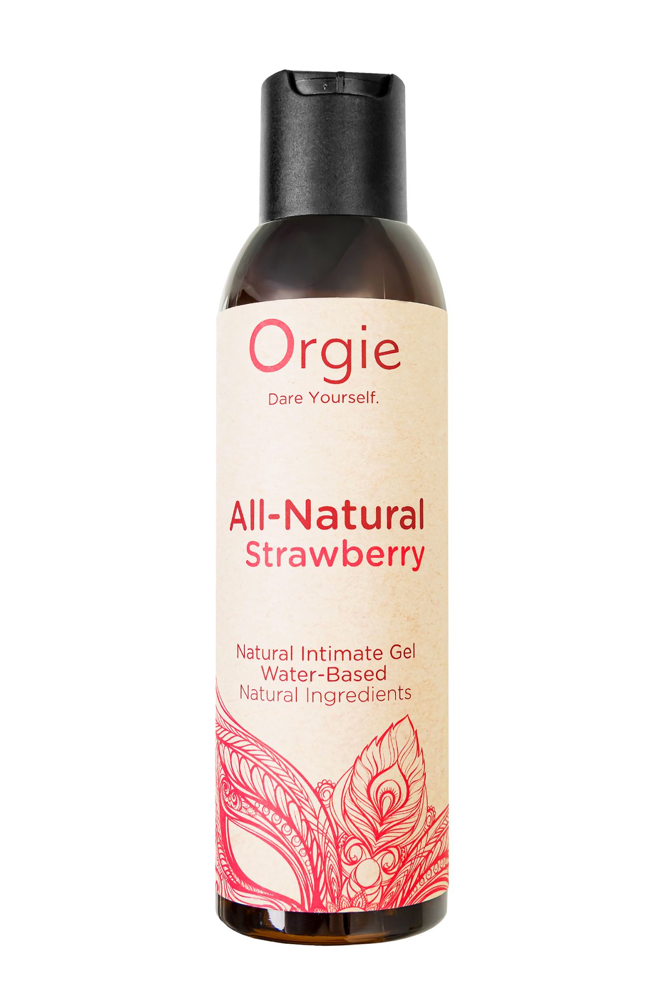 интимный гель orgie all - natural strawberry на водной основе, 150 мл в Сочи