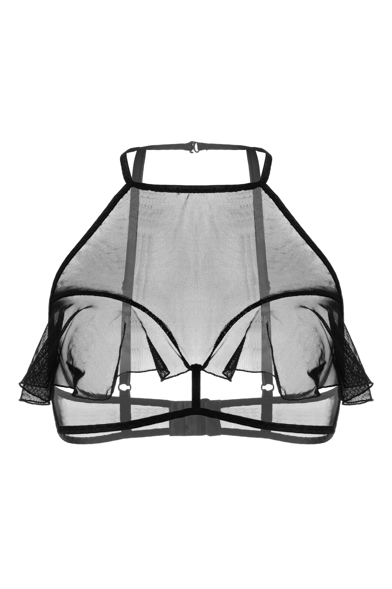 Эротическое эротический бралетт erolanta karen с открытой грудью, черный (46-48) в пакете в Сочи