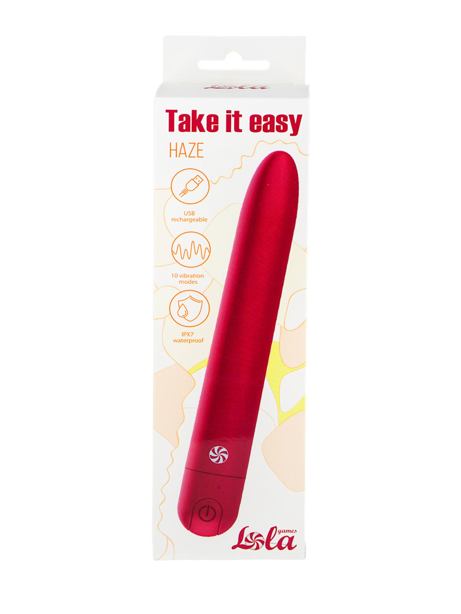 перезаряжаемый вибратор take it easy haze wine red 9025-03lola в Сочи