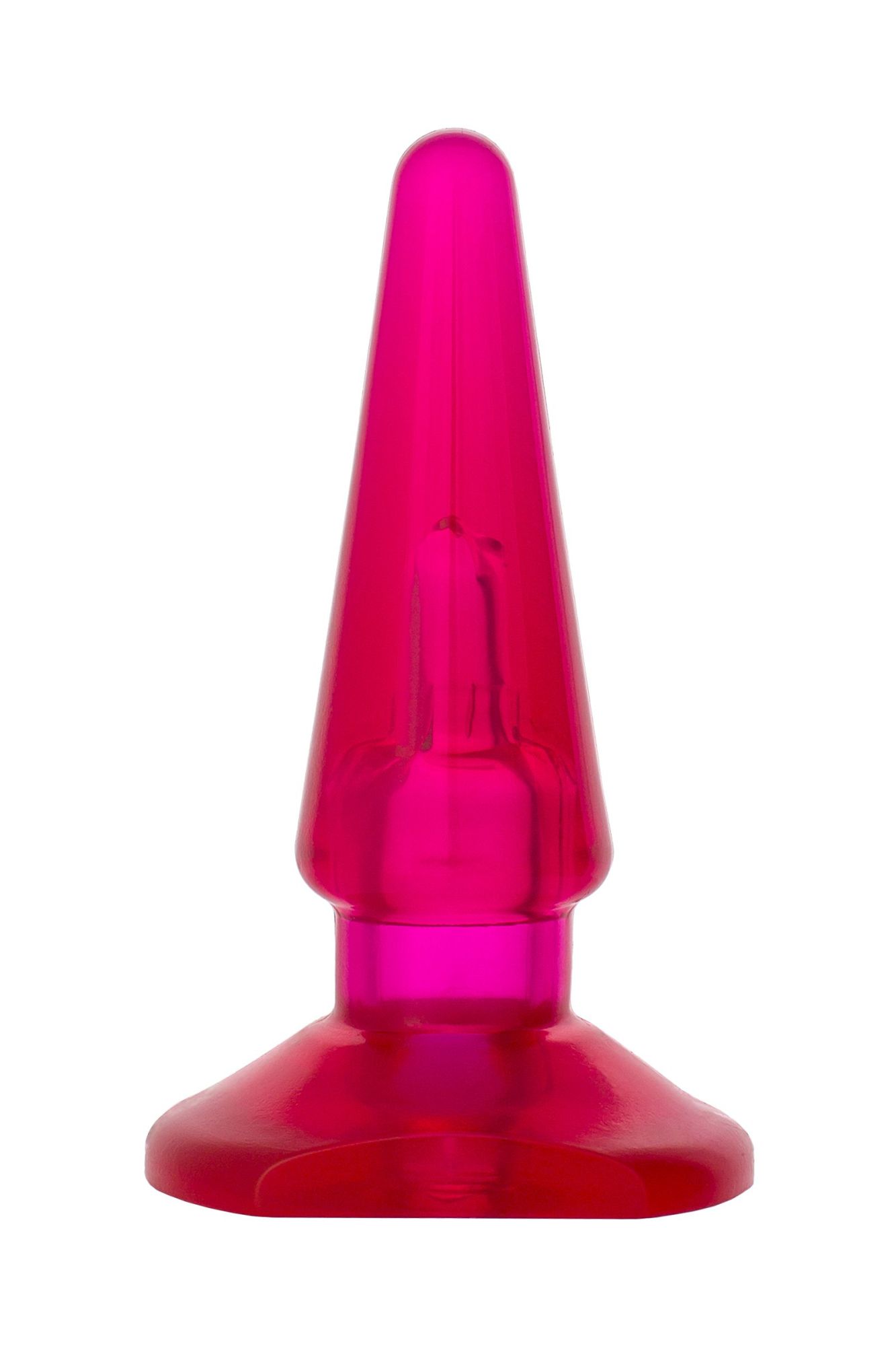анальная втулка toyfa basic, pvc, розовый, 9,5 см в Сочи