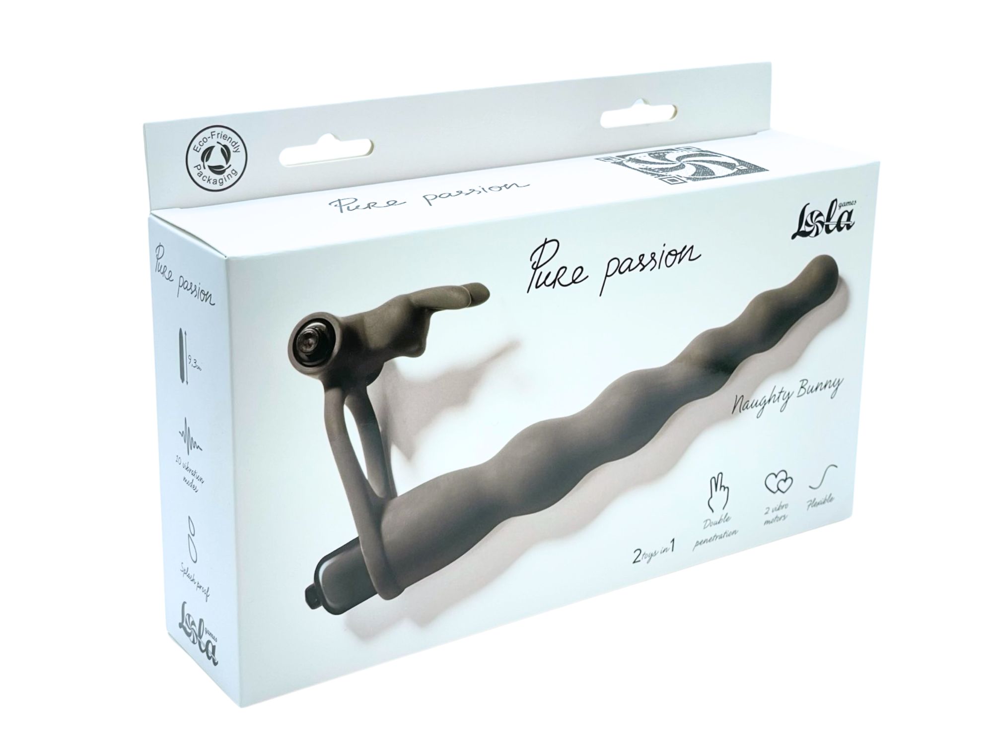 вибронасадка для двойного проникновения pure passion bunny black 1202-01lola в Сочи