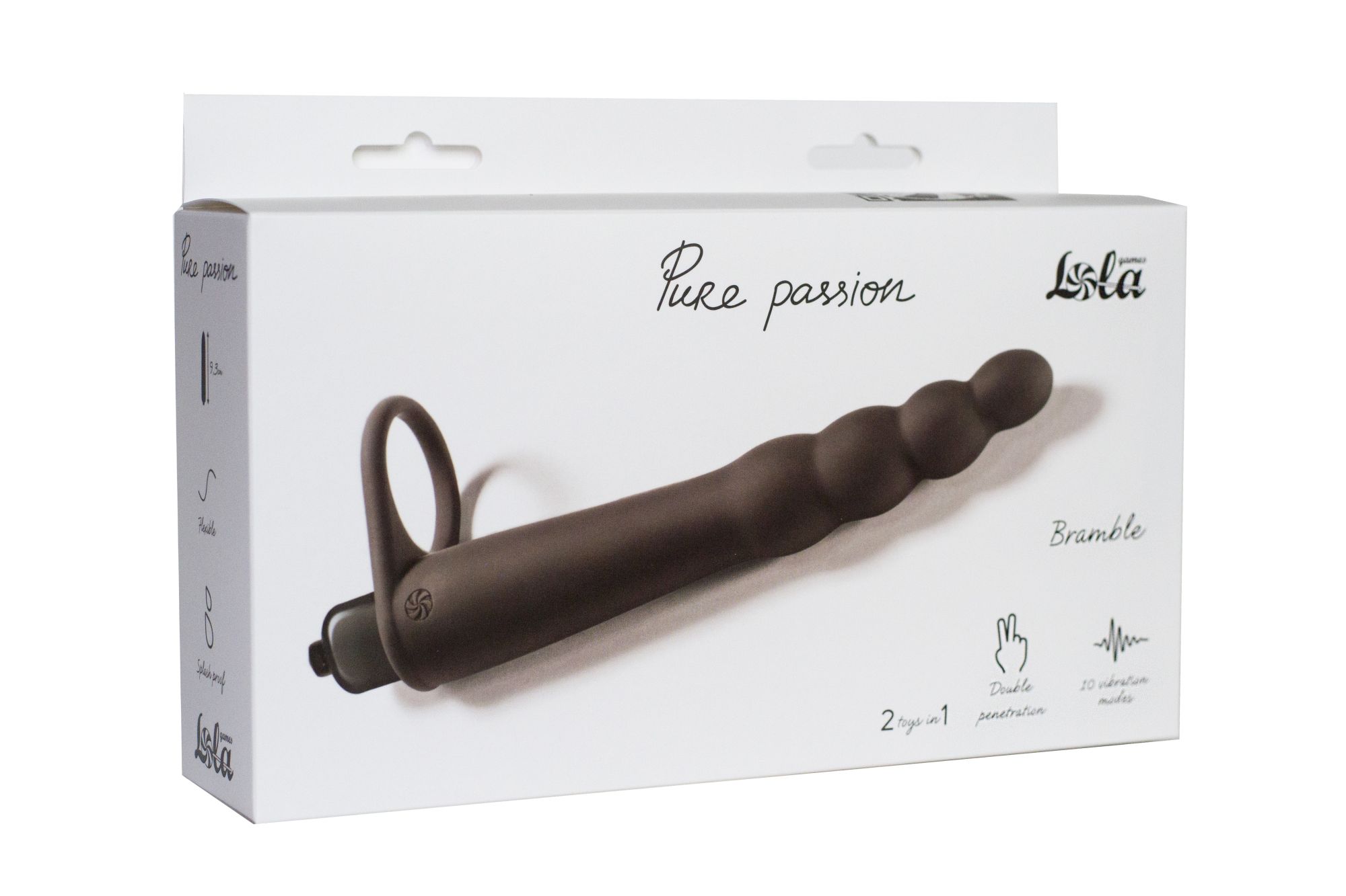 вибронасадка для двойного проникновения pure passion bramble black 1201-01lola в Сочи