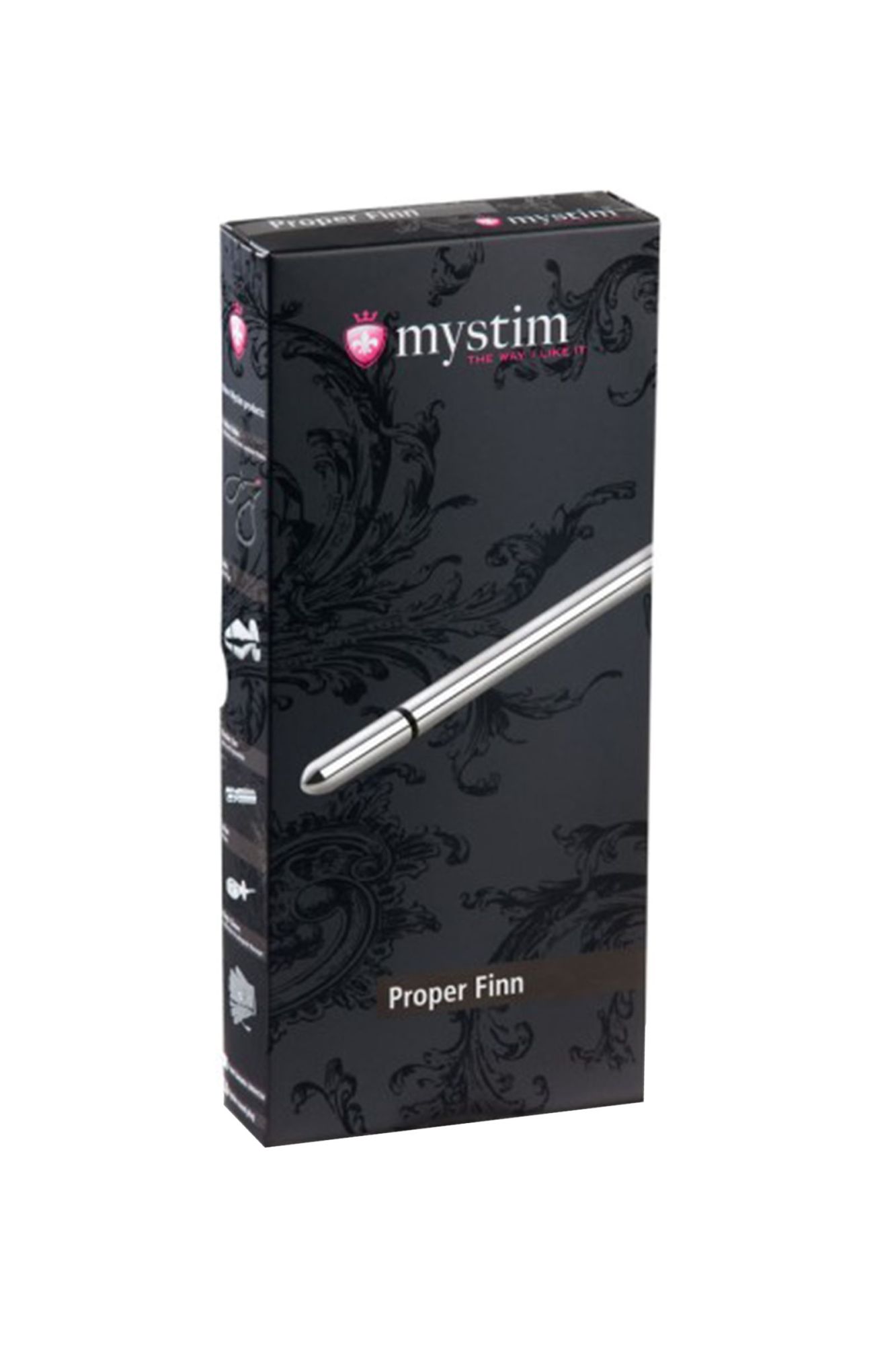 электростимулятор уретры mystim proper finn, хирургическая сталь, серебряный, 20 см в Сочи