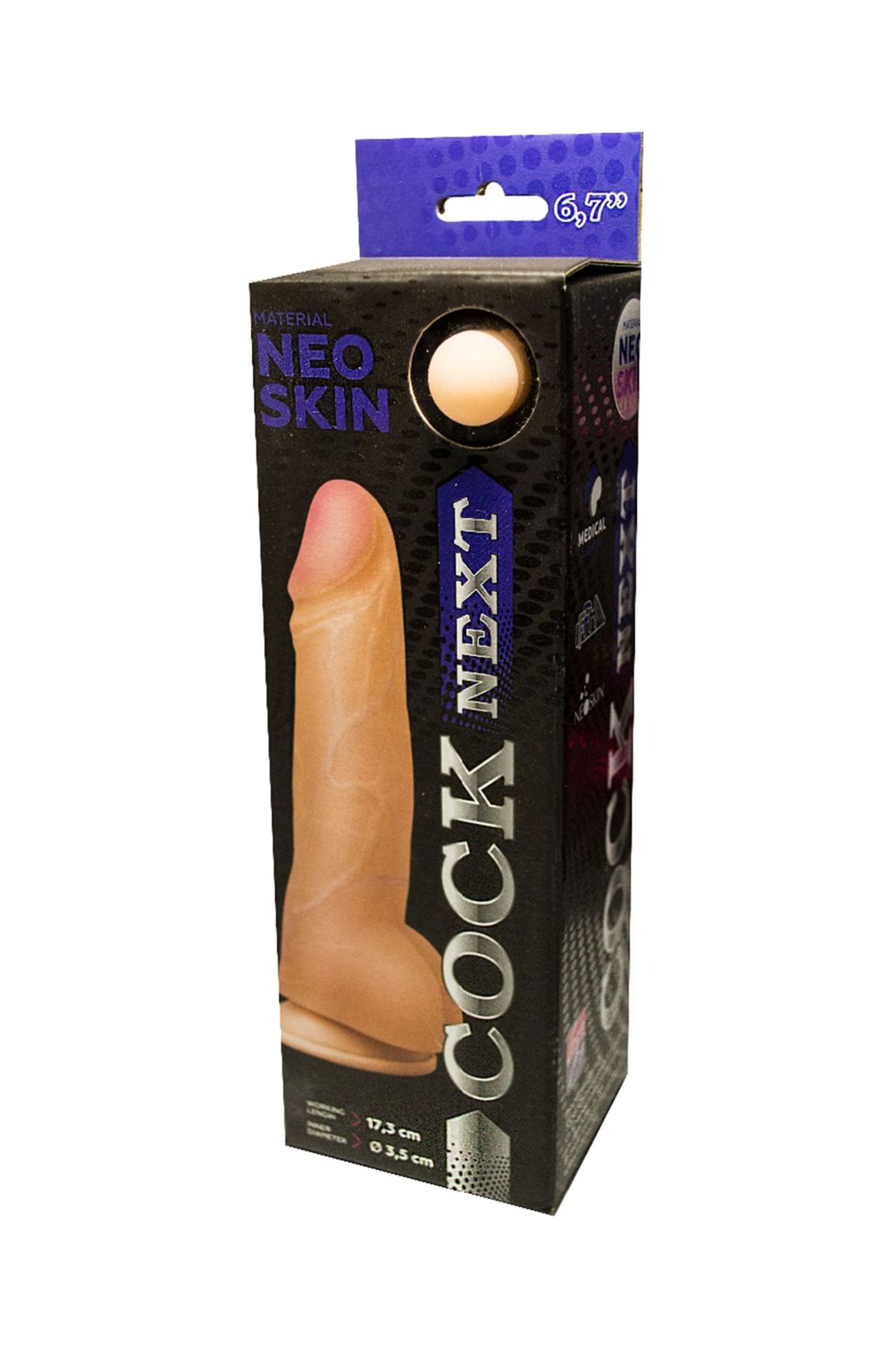 фаллоимитатор cock next lovetoy, tpr, телесный, 20,5 см в Сочи