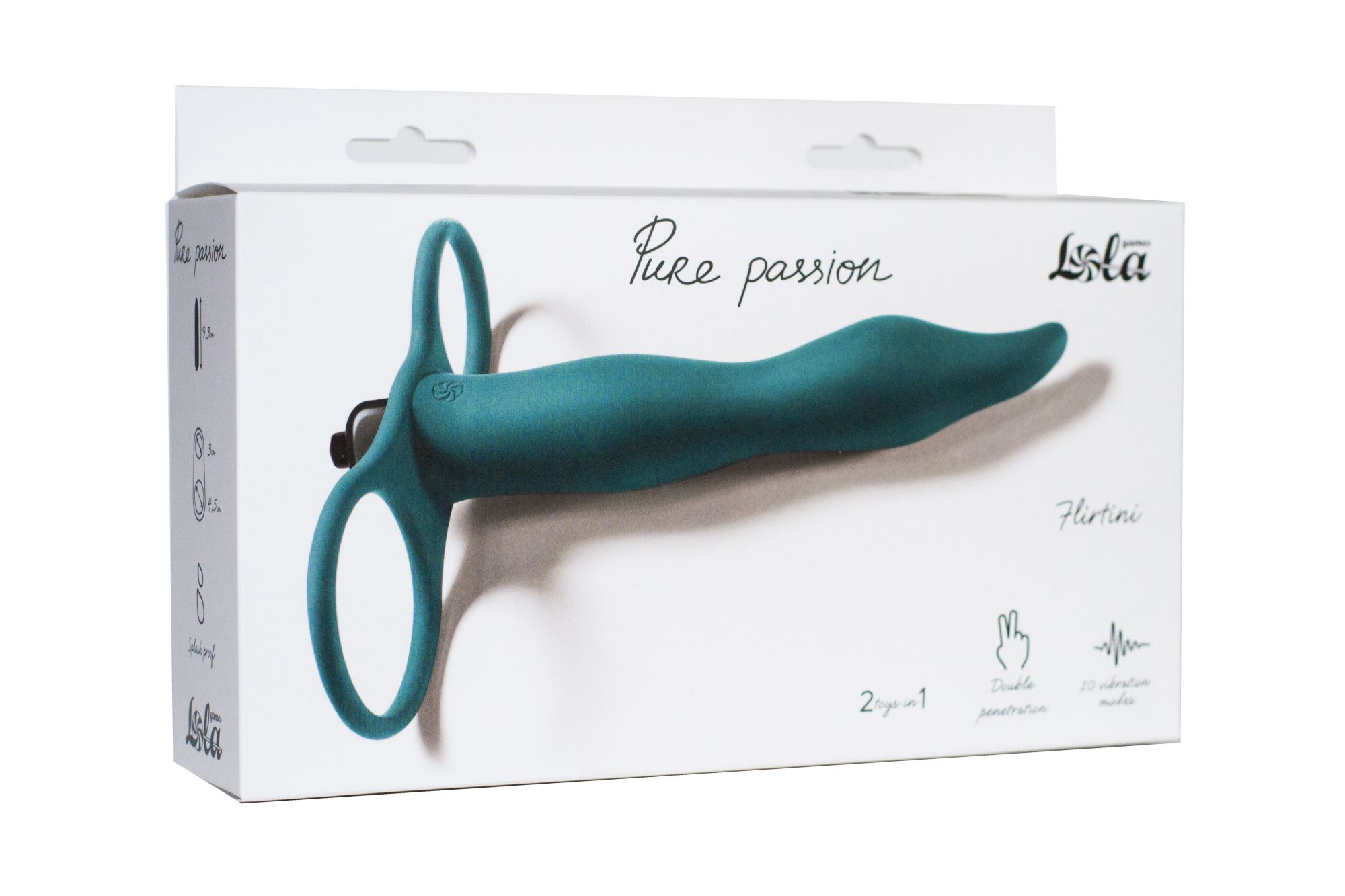 вибронасадка для двойного проникновения pure passion flirtini green 1204-03lola в Сочи