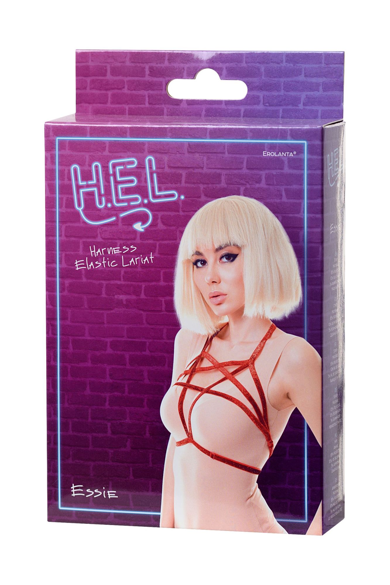 Эротическое стреп h.e.l. essie, текстиль, красный, os в Сочи
