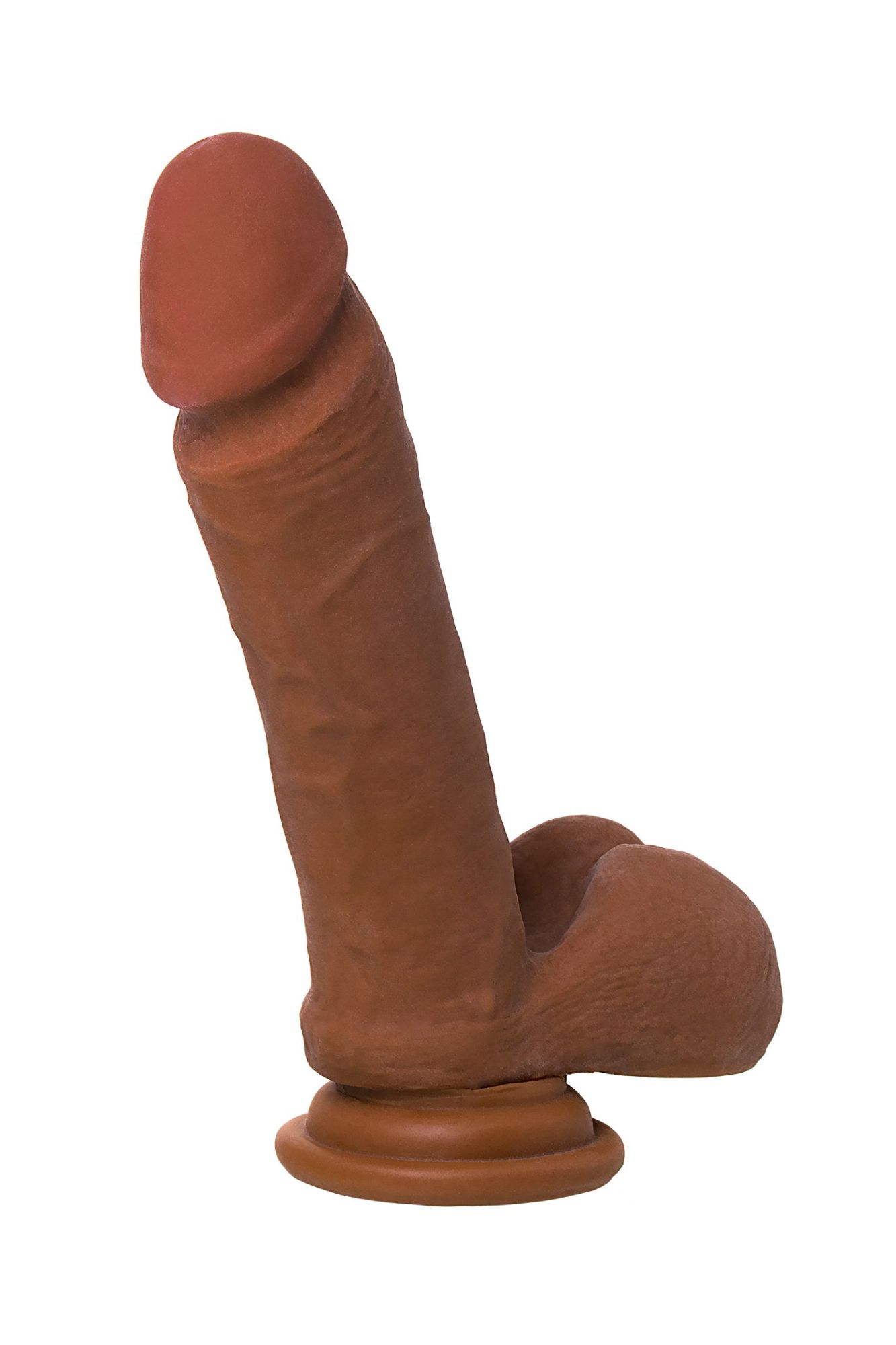 реалистичный фаллоимитатор toyfa realstick elite mulatto, коричневый, 16 см в Сочи