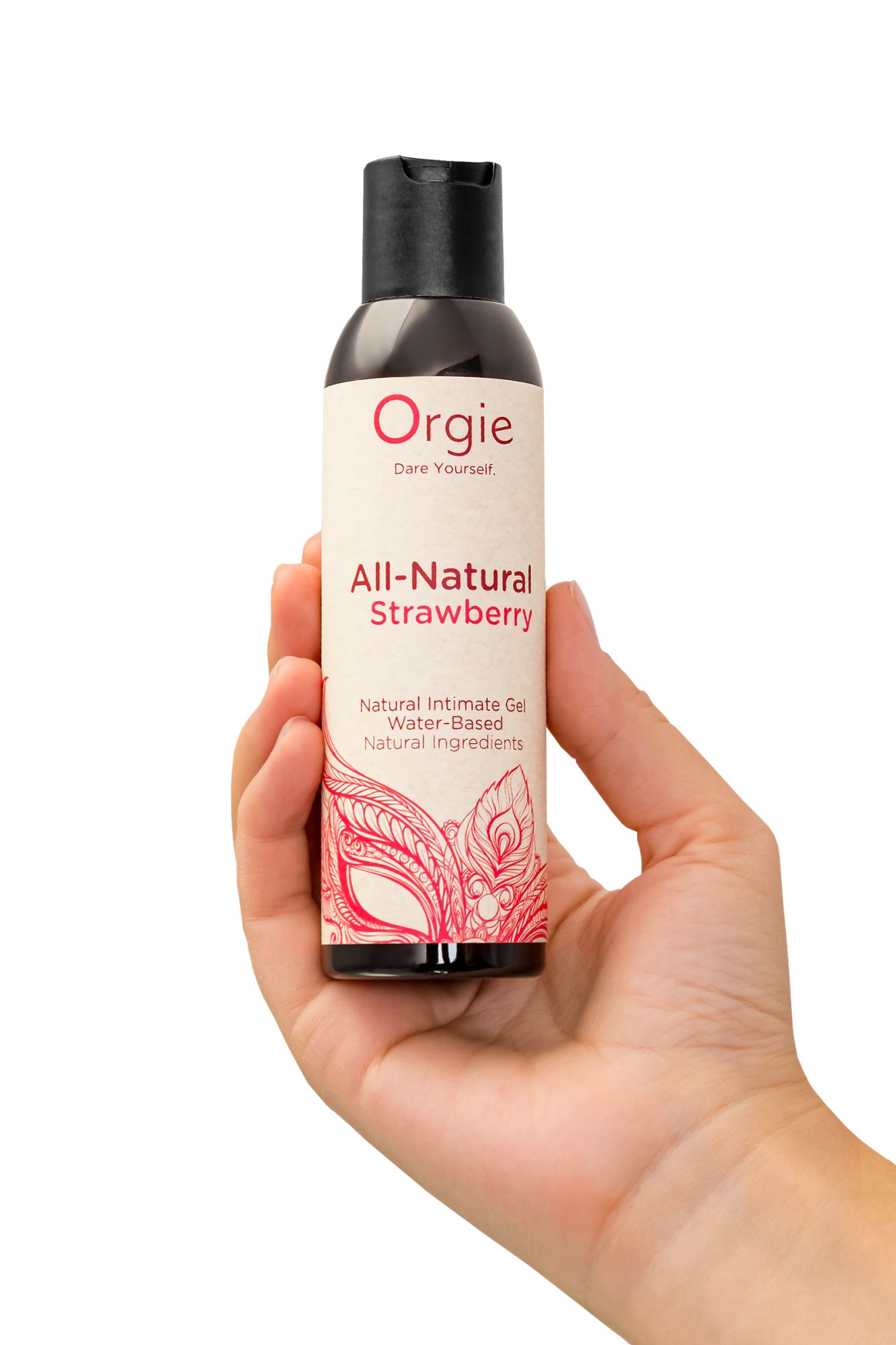 интимный гель orgie all - natural strawberry на водной основе, 150 мл в Сочи