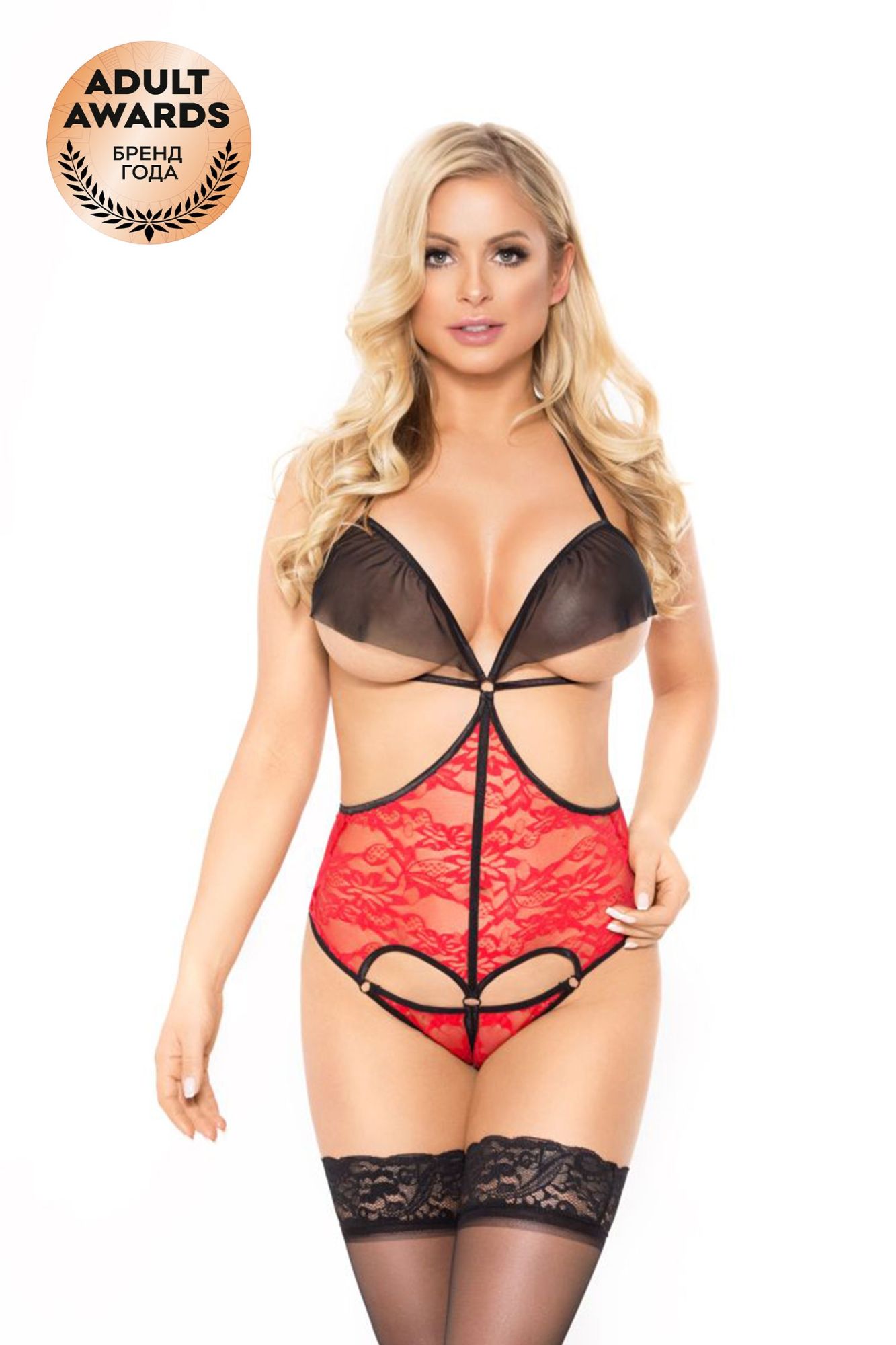 Эротическое боди softline collection, terri, красный, s/m в Сочи