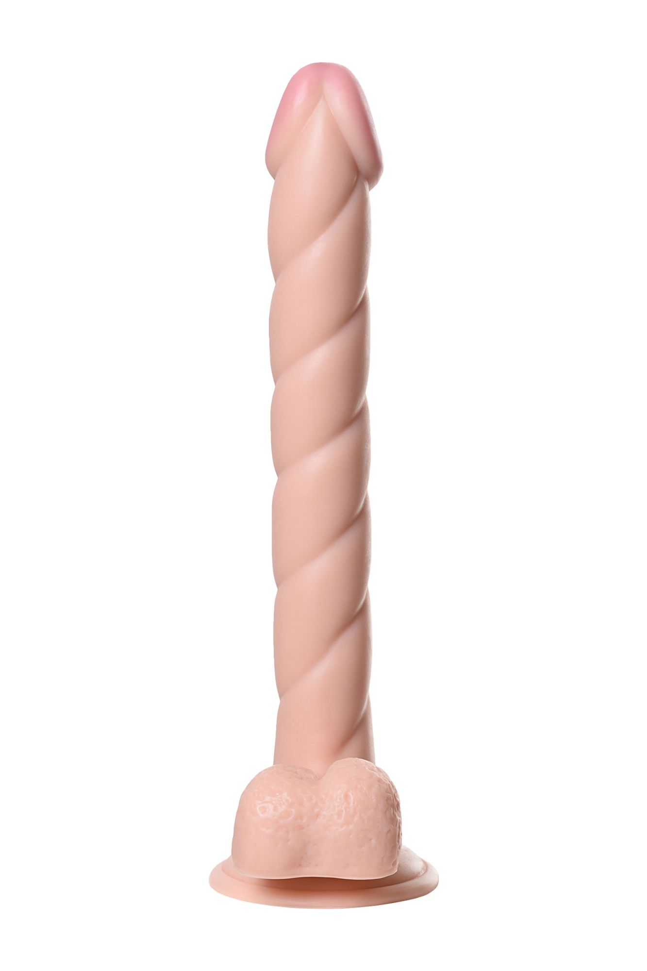 реалистичный фаллоимитатор toyfa realstick nude, pvc, телесный, 31,5 см в Сочи