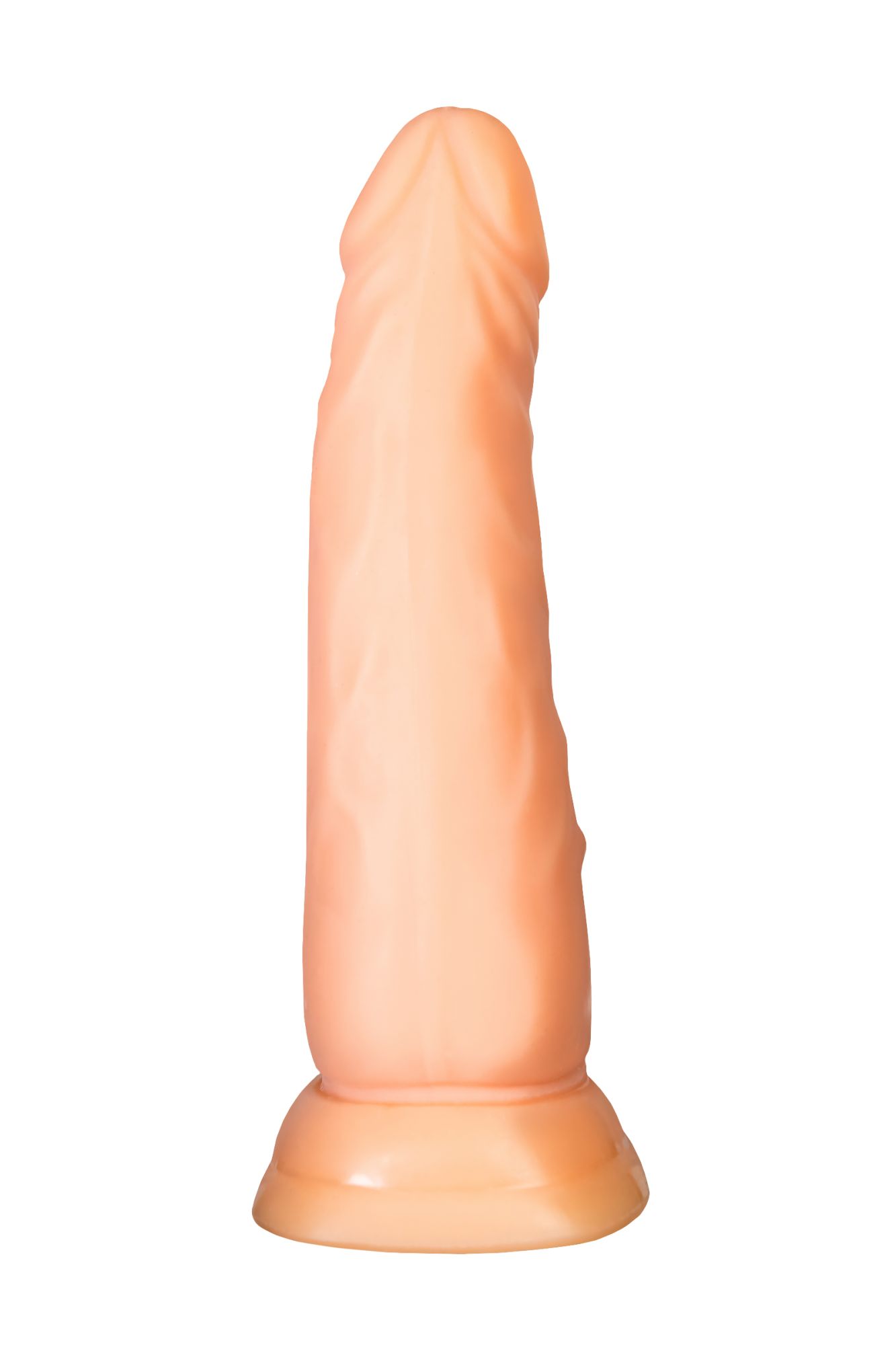 реалистичный фаллоимитатор a-toys by toyfa, tpe, телесный, 18 см в Сочи