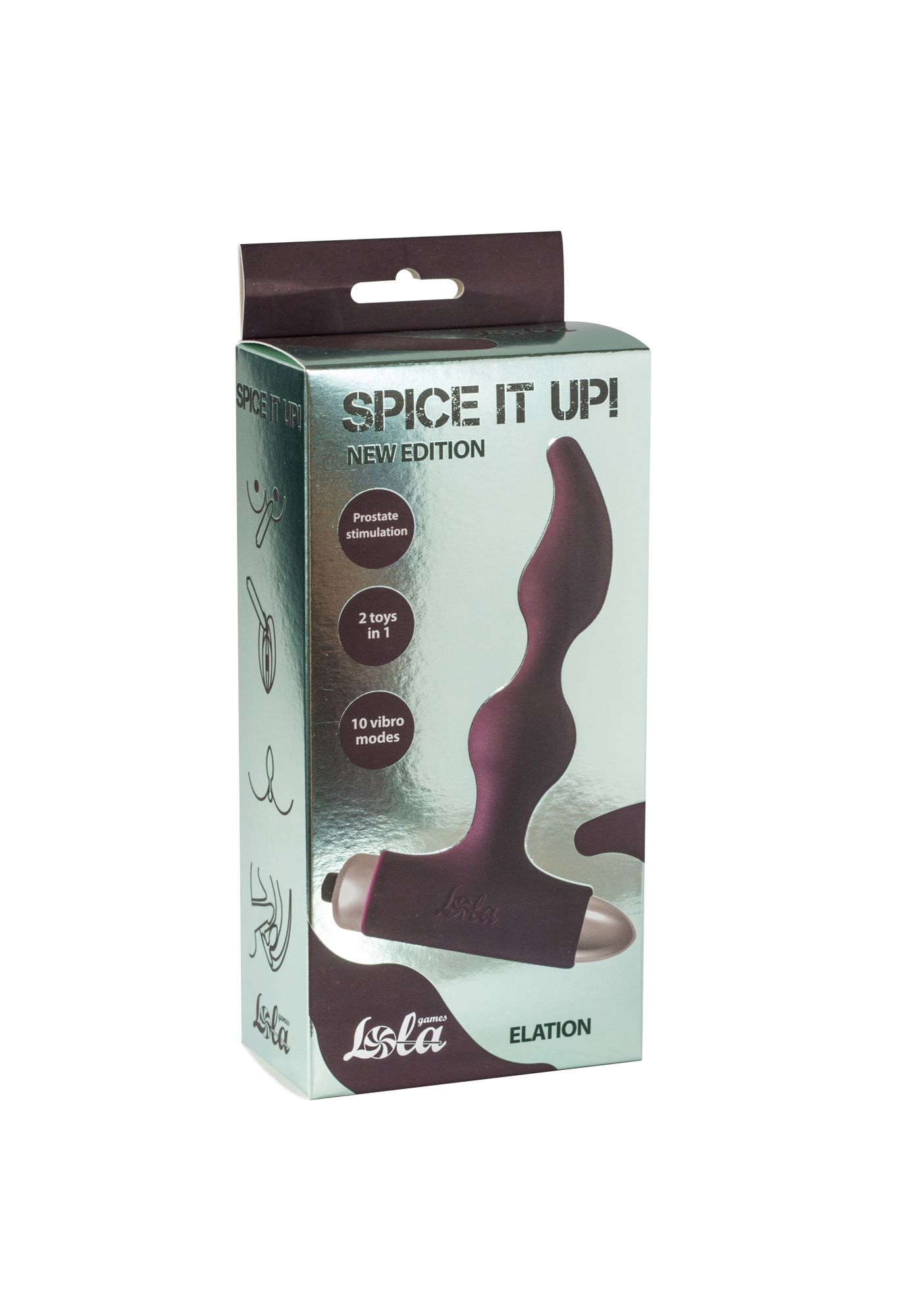 анальная пробка с вибрацией spice it up new edition elation wine red 8018-03lola в Сочи