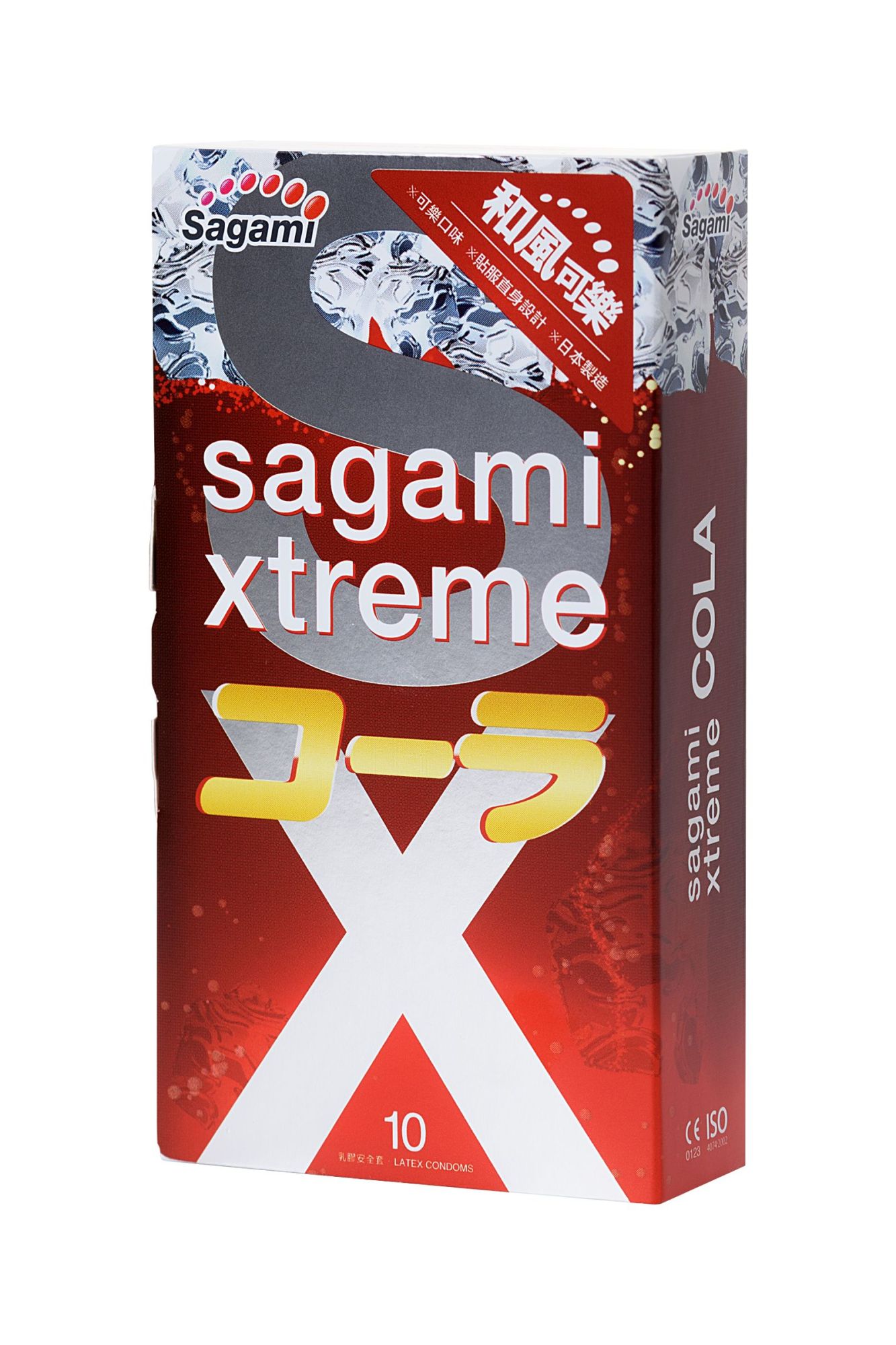 презервативы sagami, xtreme, cola, латекс, 19 см, 5,2 см, 10 шт. в Сочи