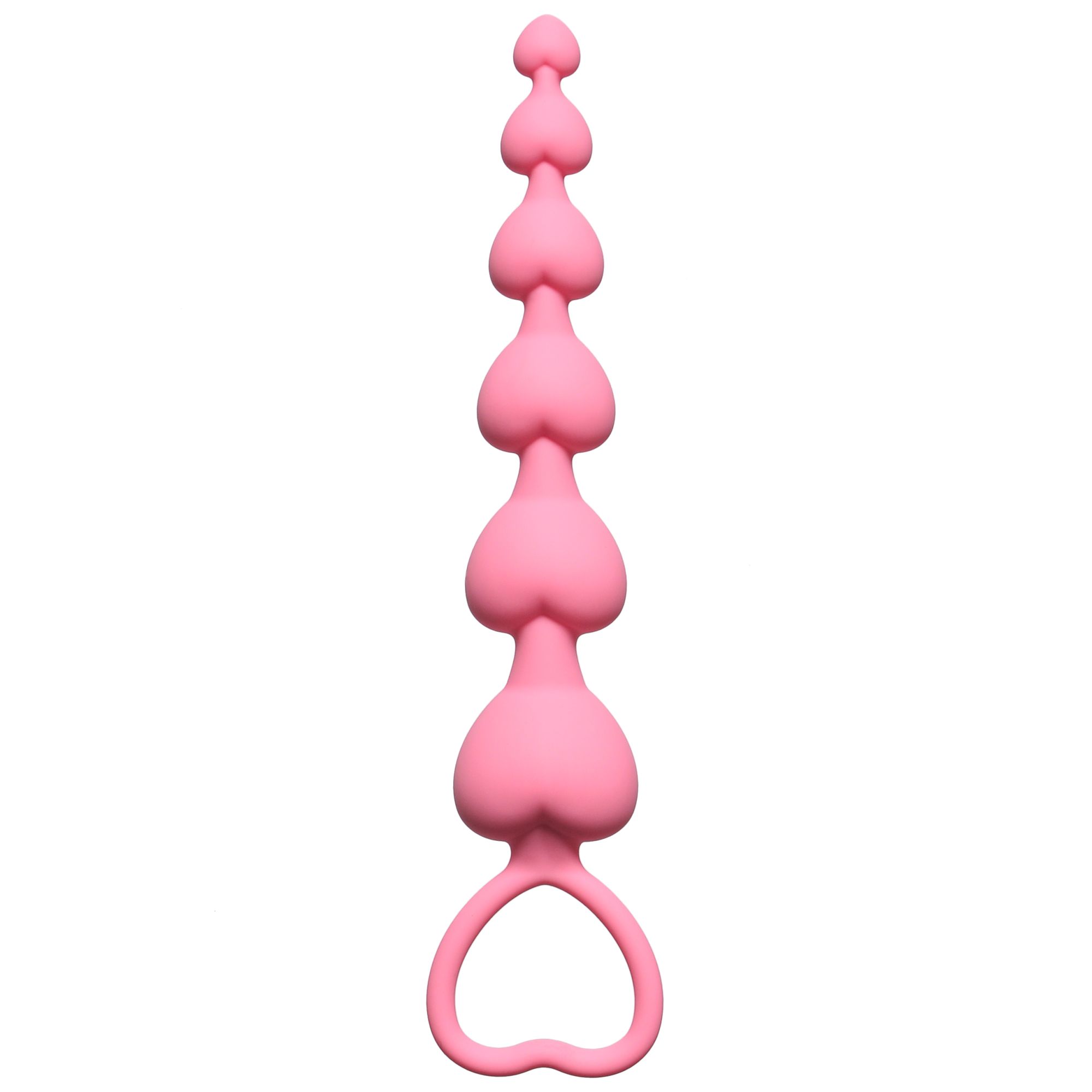 анальная цепочка heart's beads  pink 4101-01lola в Сочи