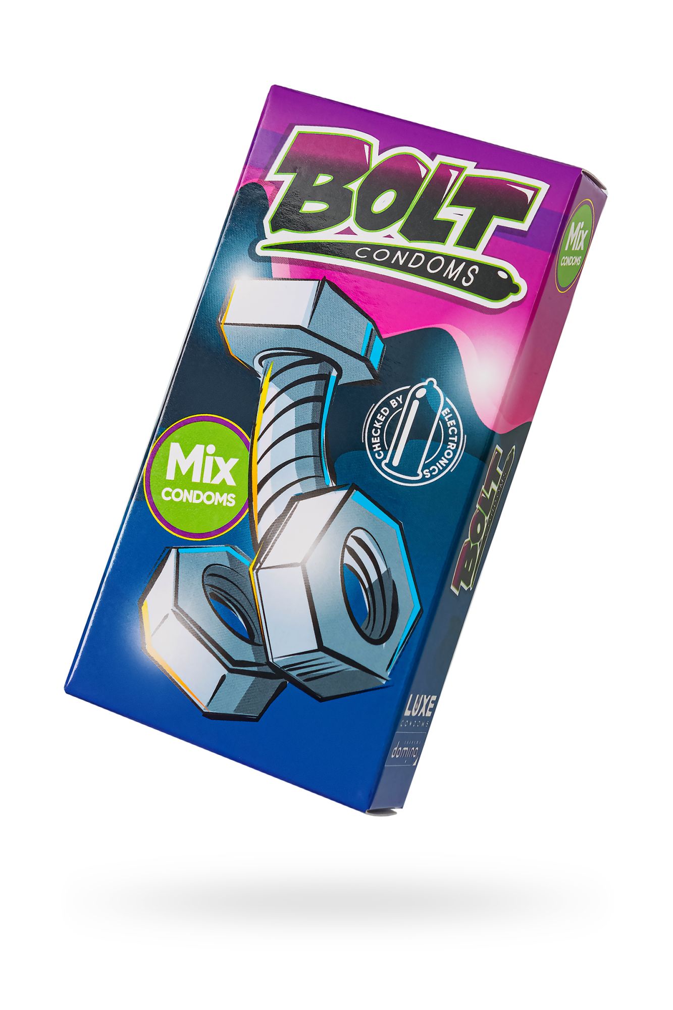 презервативы luxe, bolt condoms, микс, 18 см, 5,2 см, 6 шт. в Сочи