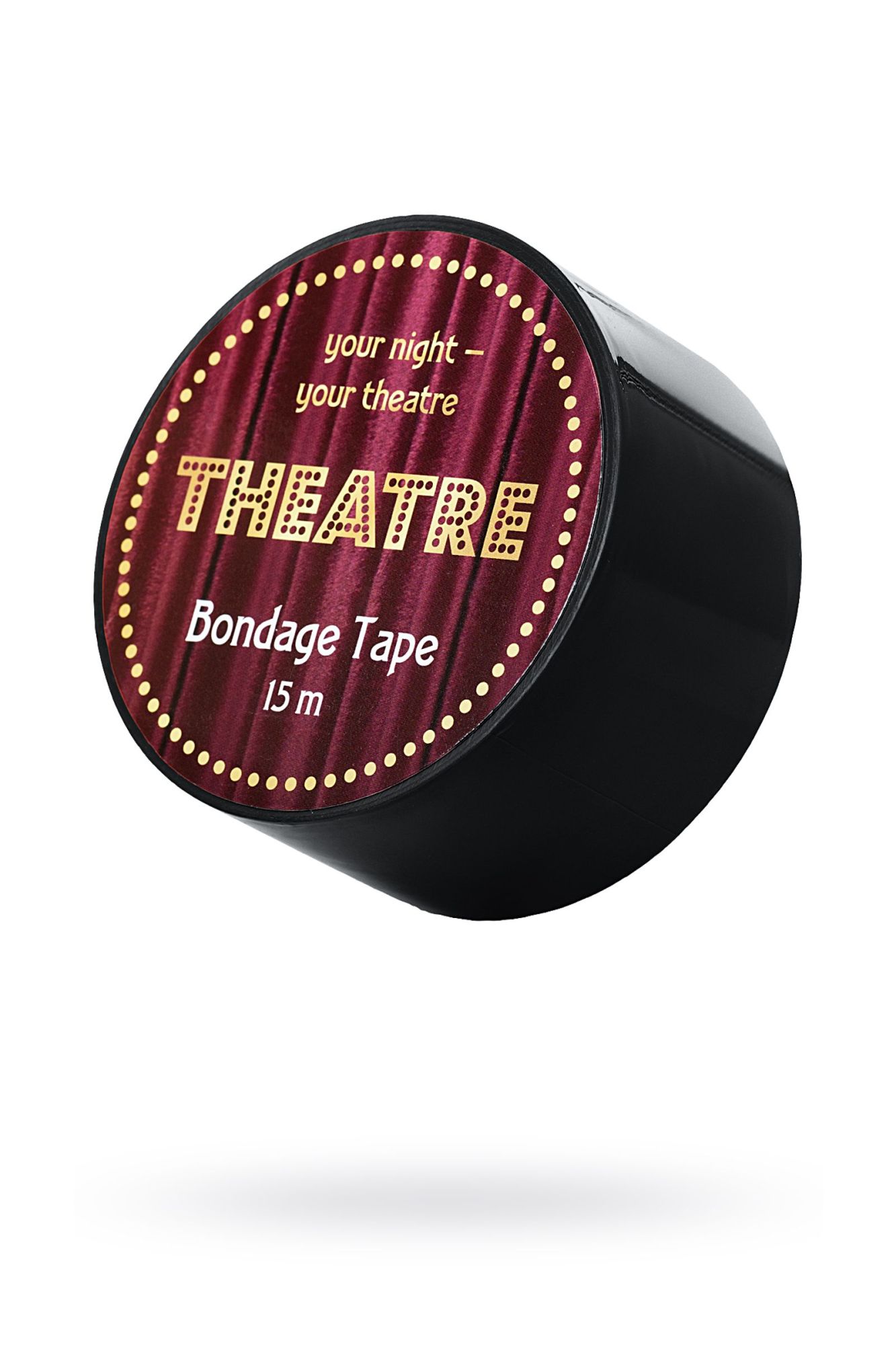 бондажный скотч toyfa theatre, черный, 15 м в Сочи