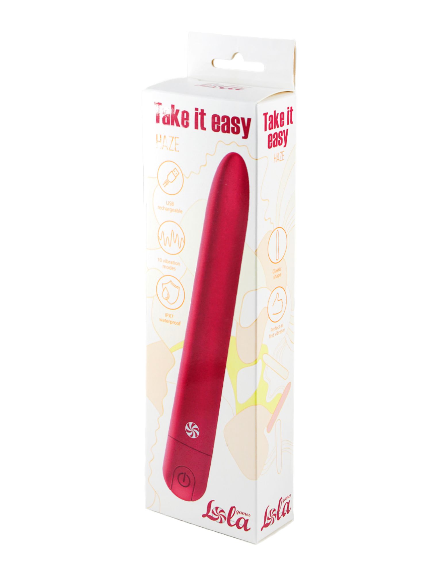 перезаряжаемый вибратор take it easy haze wine red 9025-03lola в Сочи