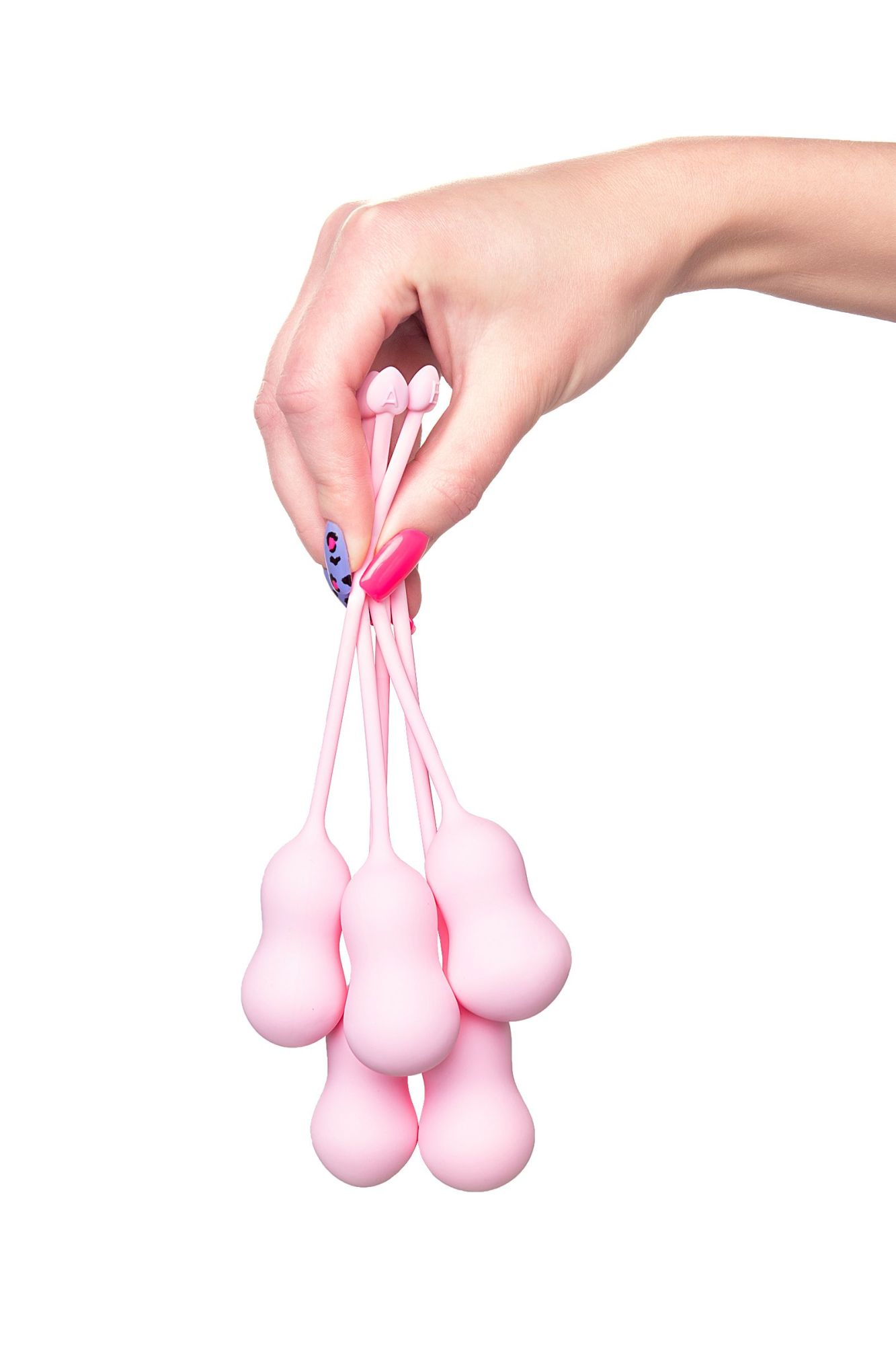 набор вагинальных шариков flovetta by toyfa tulips, силикон, розовый, 5,3 см в Сочи