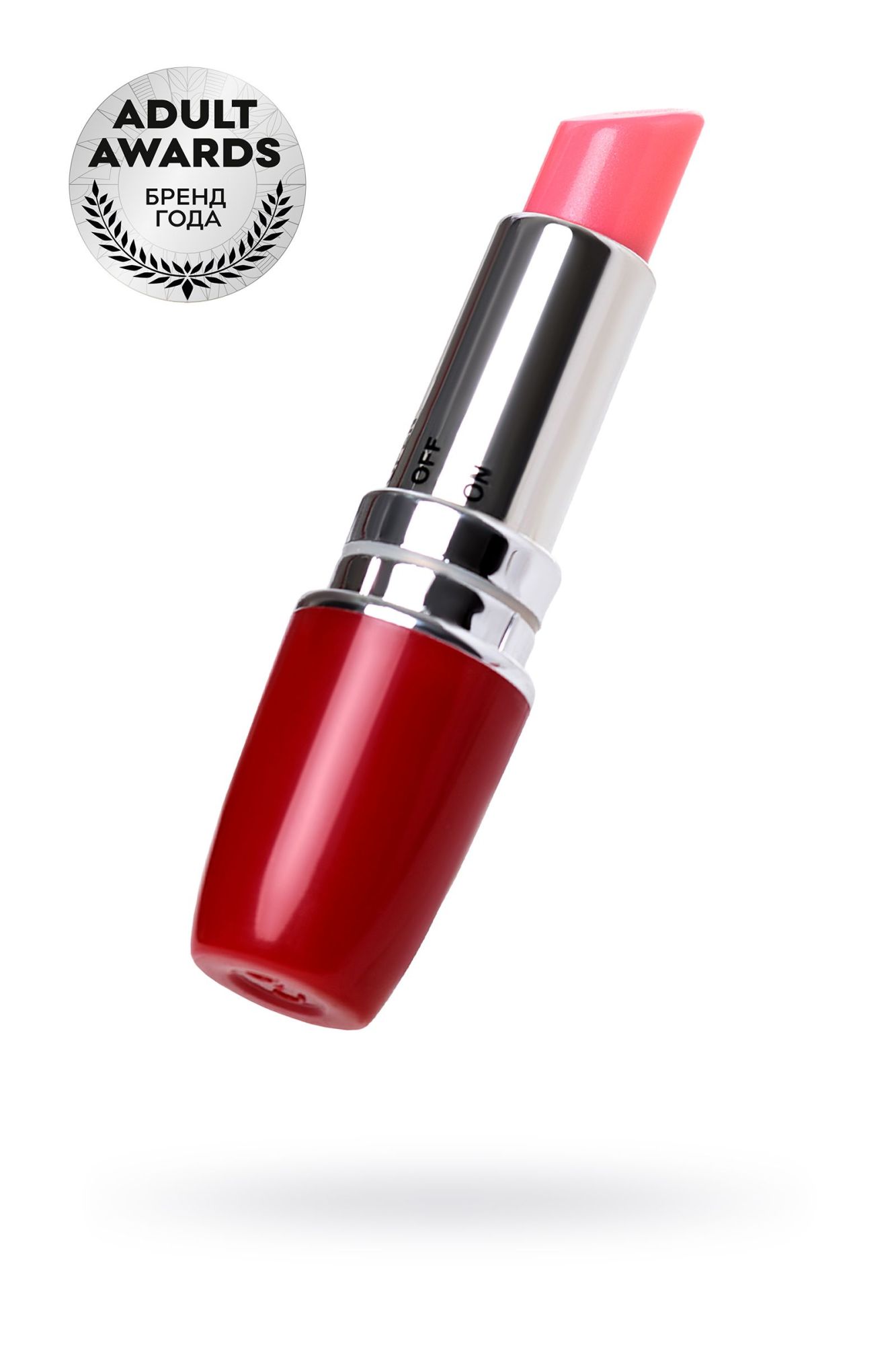 вибромассажер a-toys by toyfa lipstick, abs пластик, красный, 9 см в Сочи