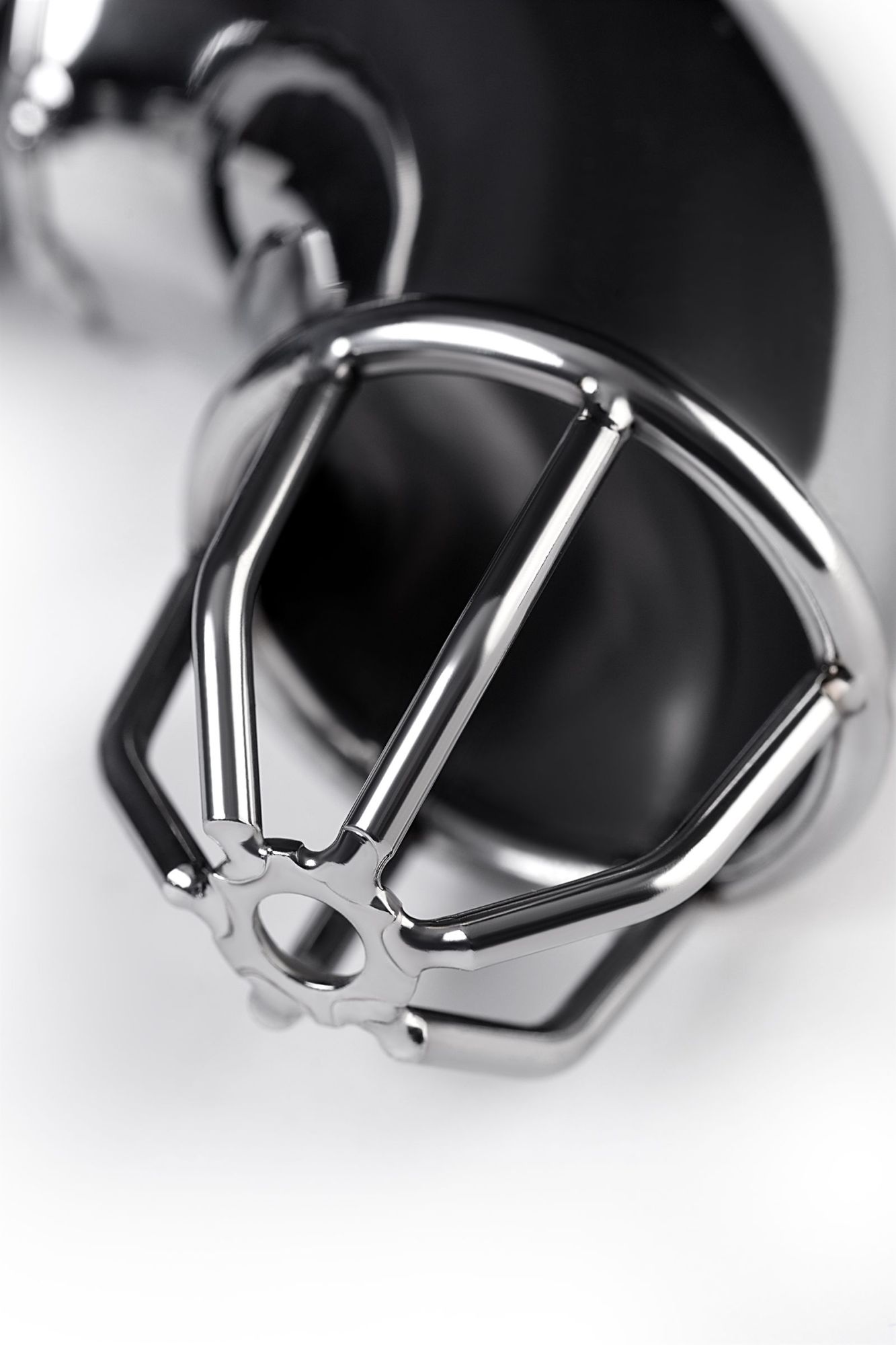 пояс верности мужской toyfa metal с открытой головкой, серебряный, 13 см в Сочи