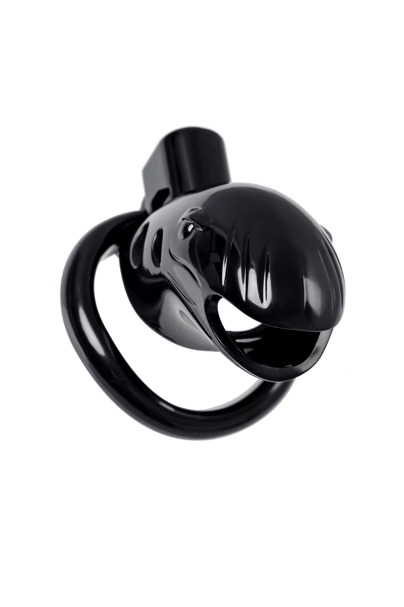 пояс верности мужской black&red by toyfa, abs пластик, черный, 10 см в Сочи