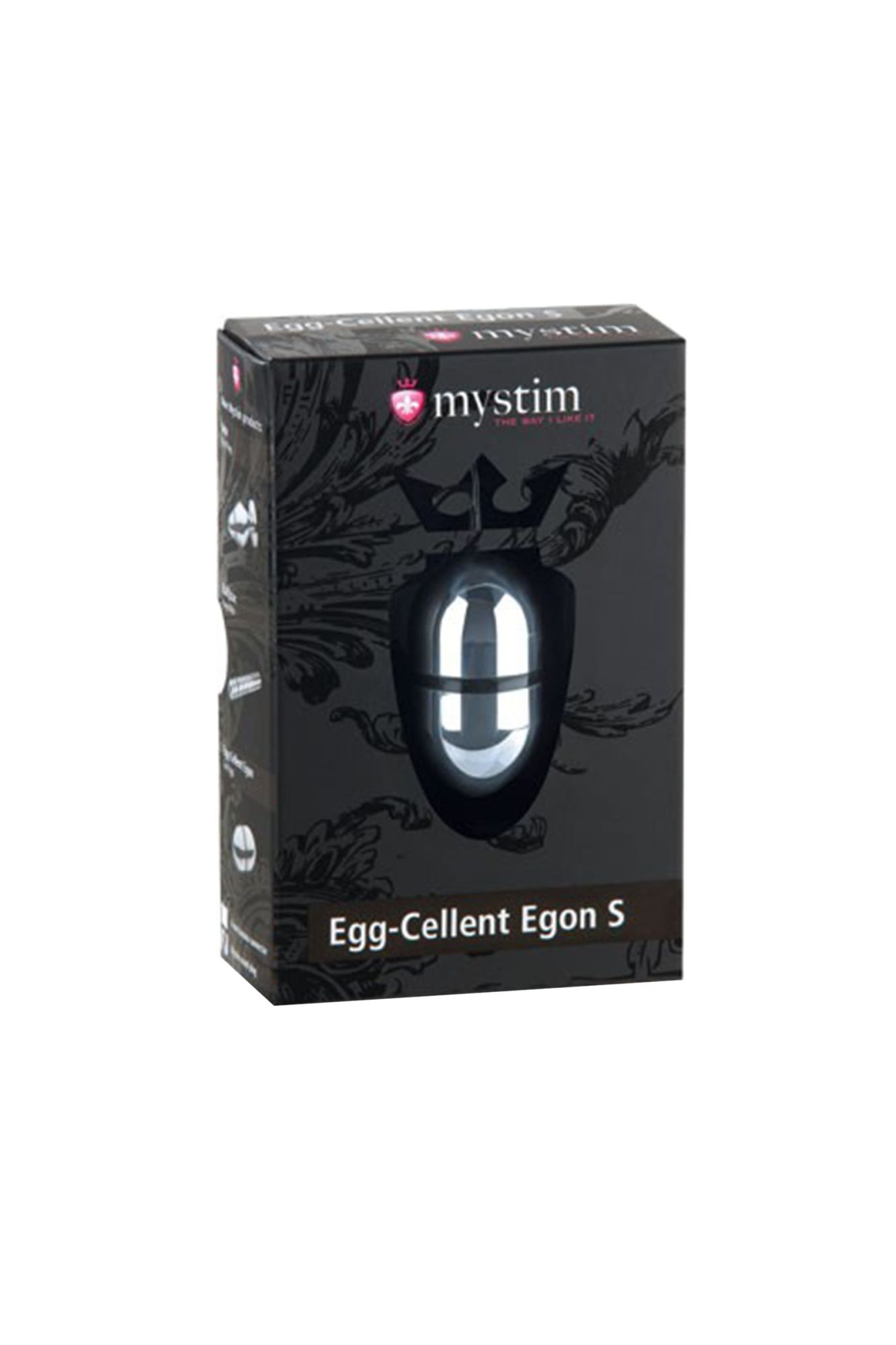 электростимулятор яйцо mystim egg-cellent egon s, хирургическая сталь, серебряный, 5.5 см в Сочи