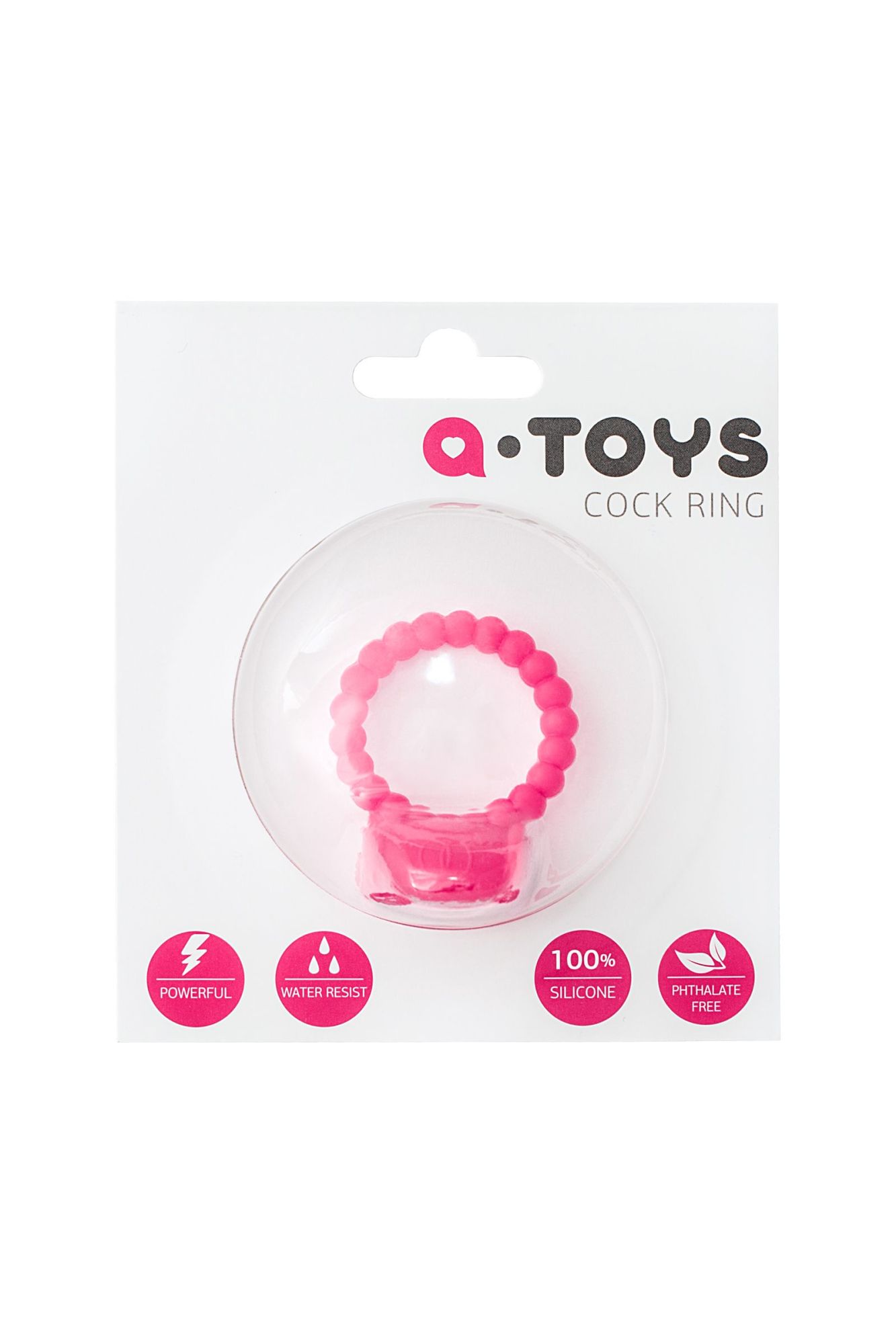 эрекционное кольцо на пенис toyfa a-toys, силикон, розовый, ø 3,5 см в Сочи