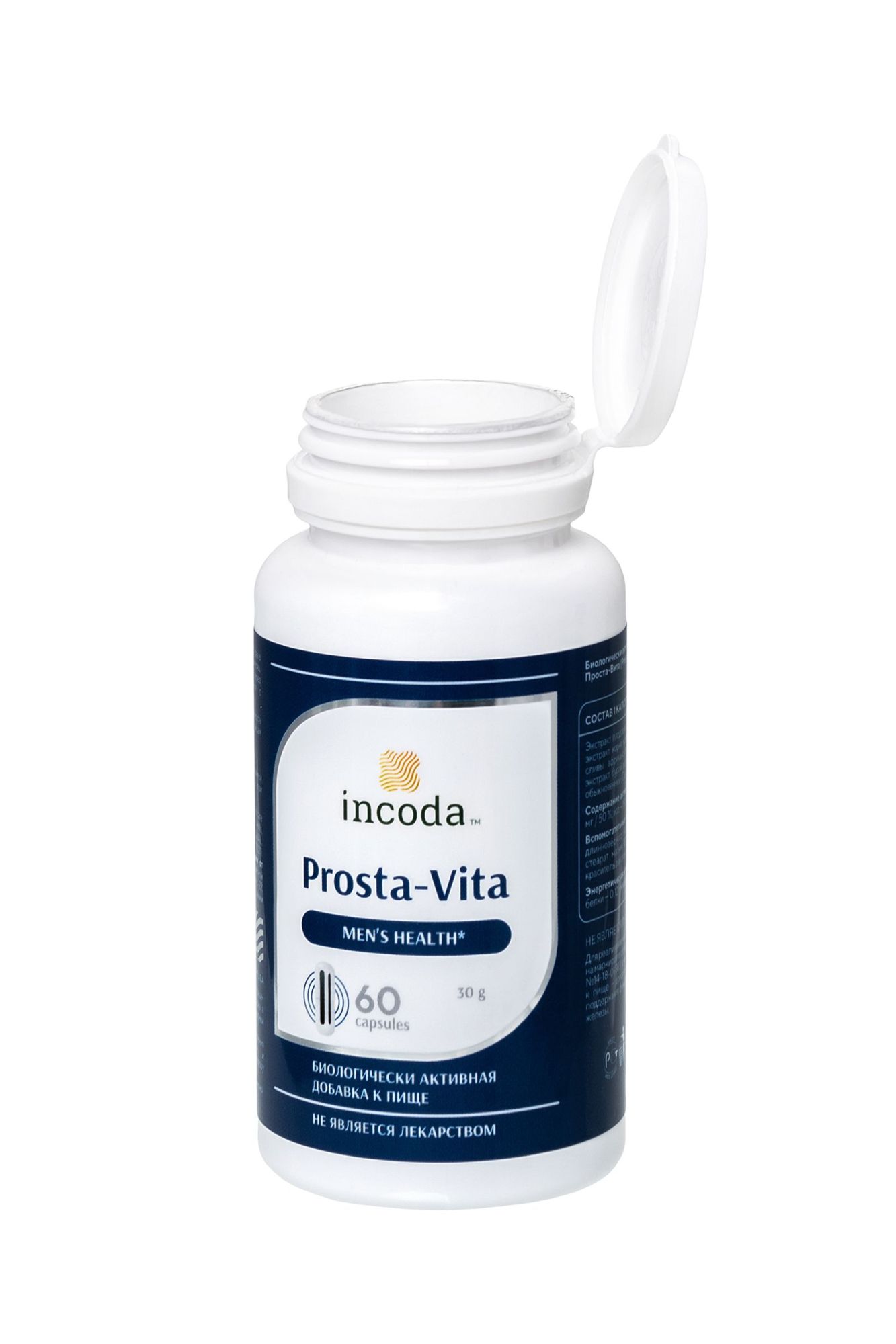 пищевая добавка проста-вита incoda, 60 капсул в Сочи