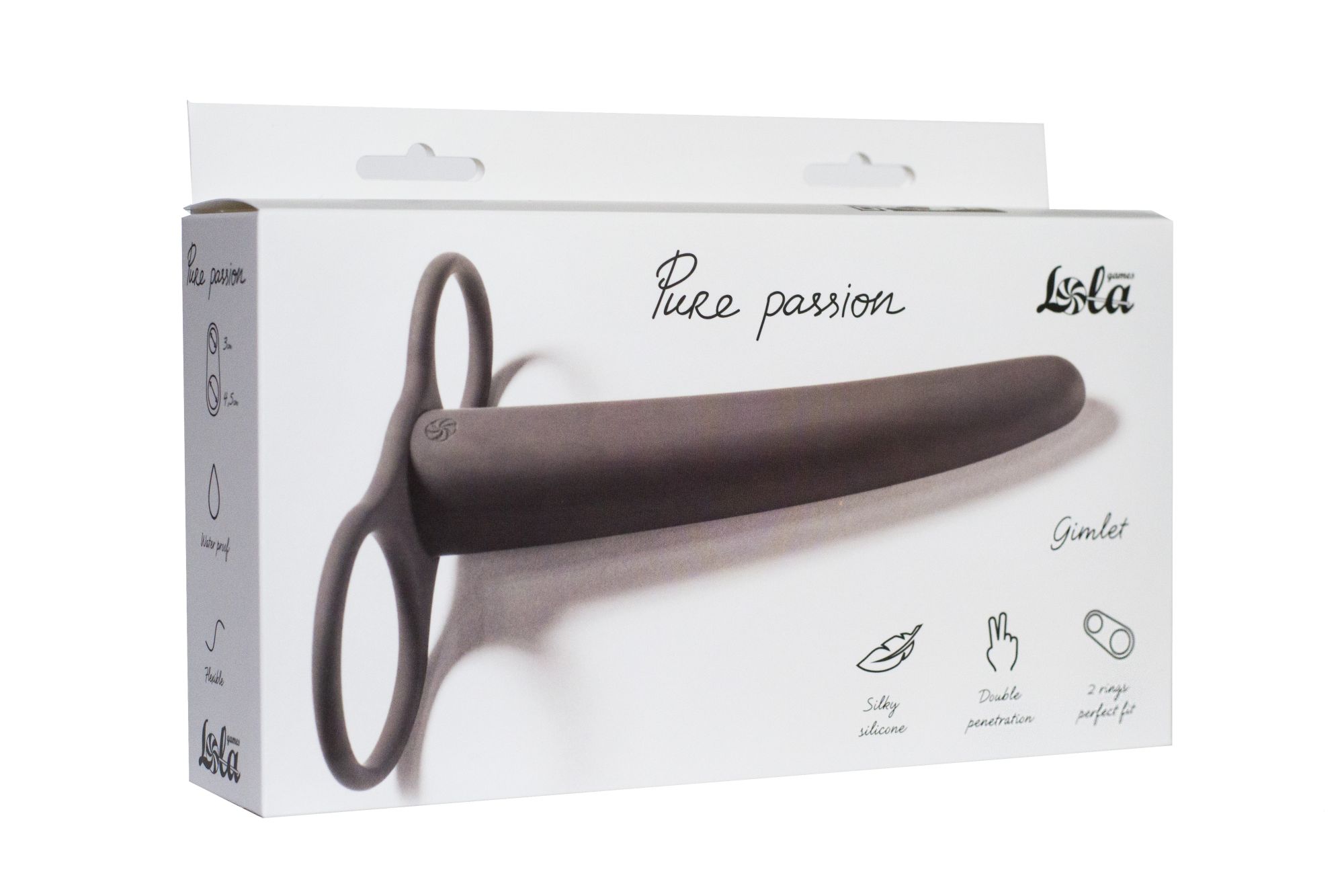 насадка для двойного проникновения pure passion gimlet black 1200-01lola в Сочи